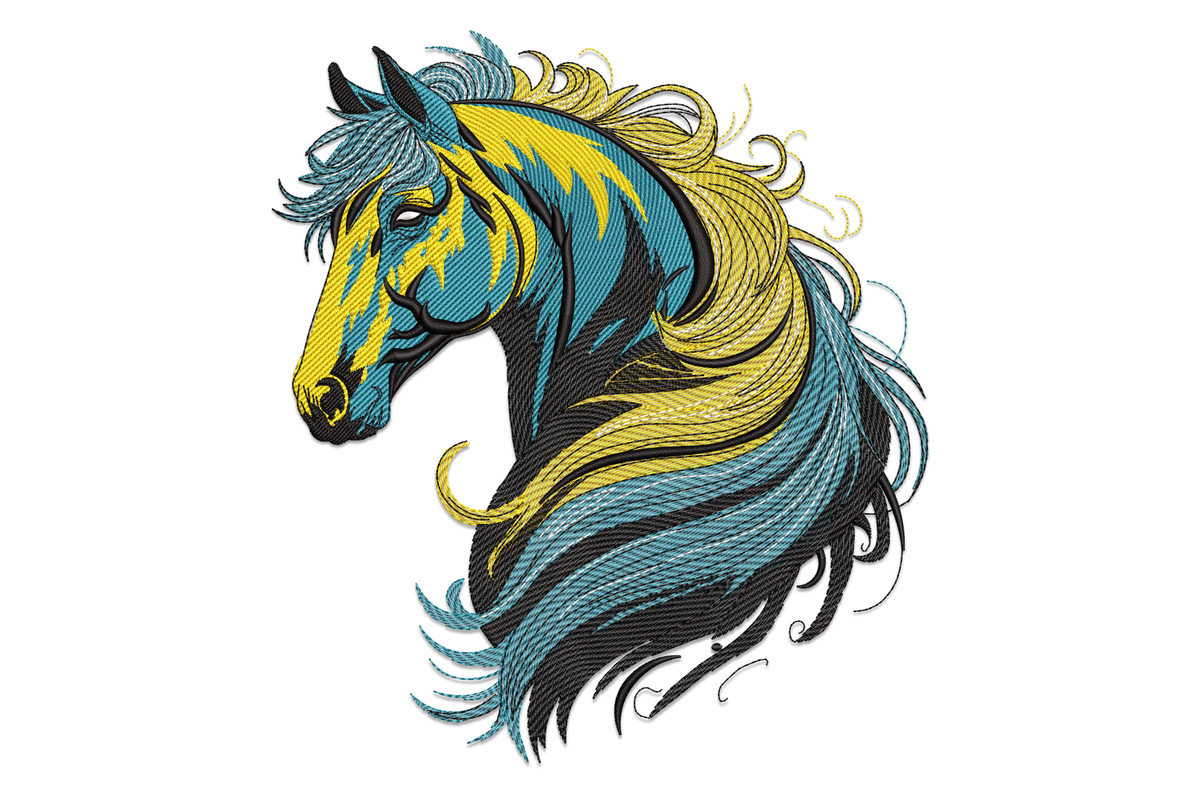 Majestic Horse Embroidery Design