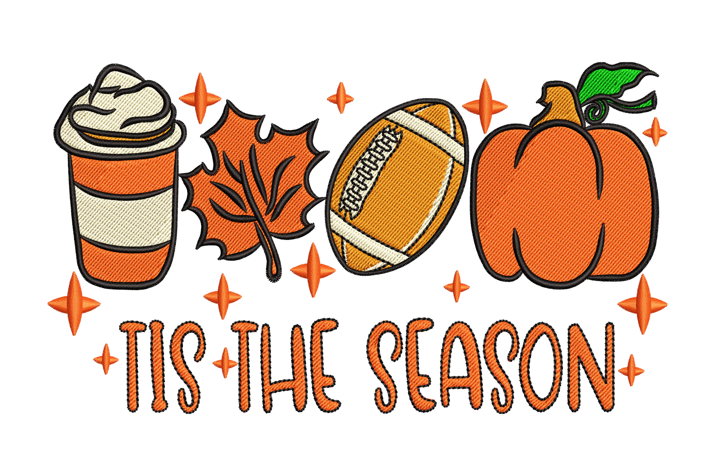 Tis the Season Embroidery Design File