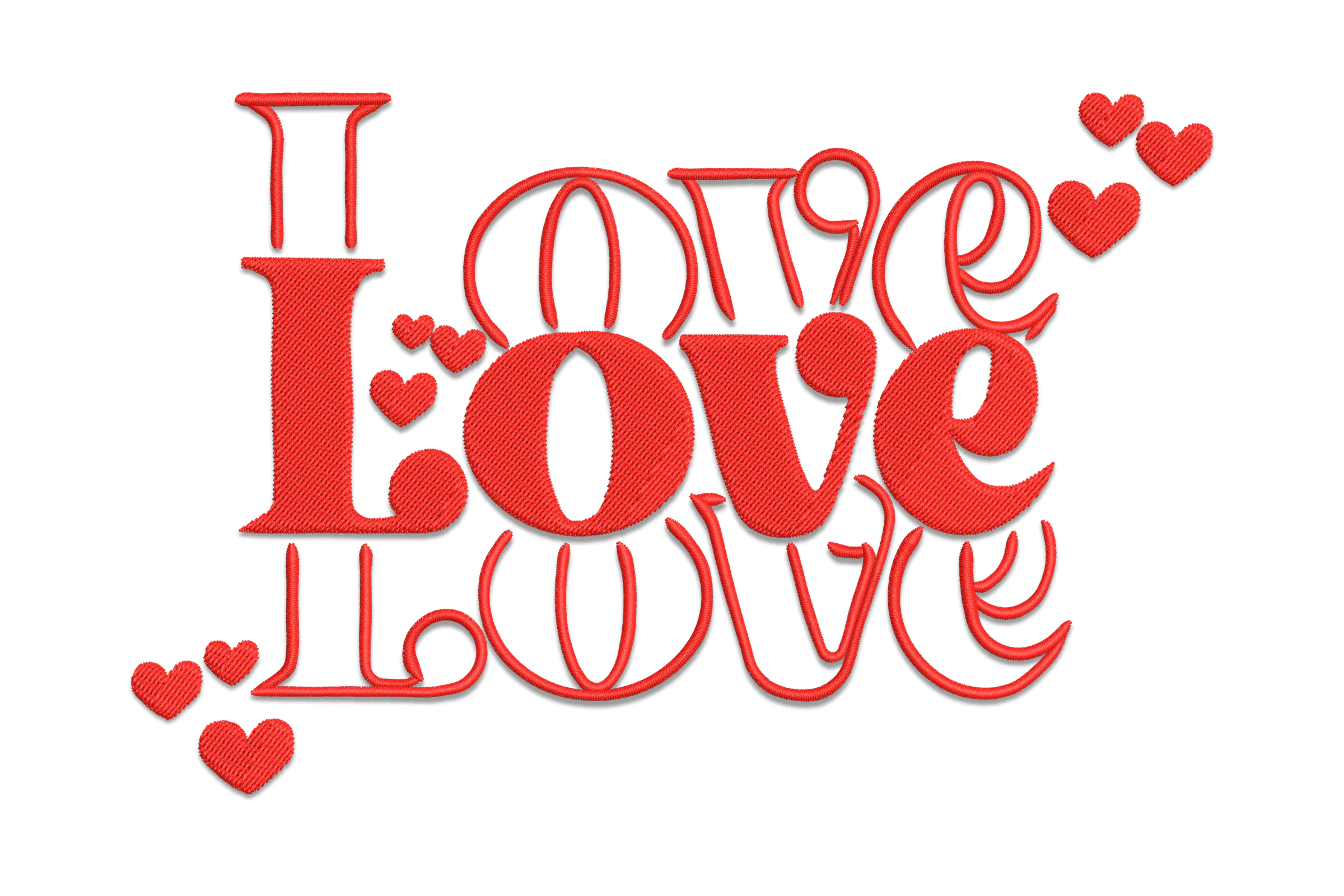 Love Embroidery Design patterns