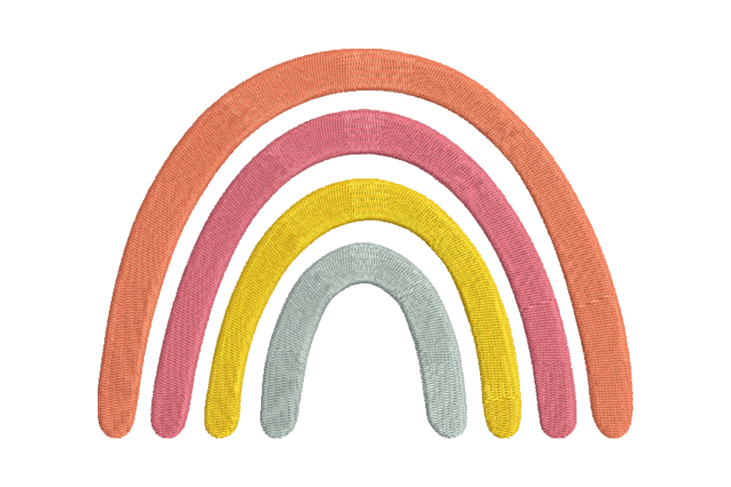 Rainbow Embroidery Design File