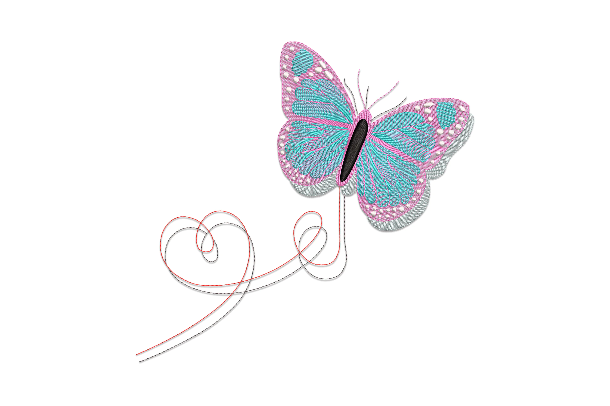 Butterfly Delicate Embroidery Design