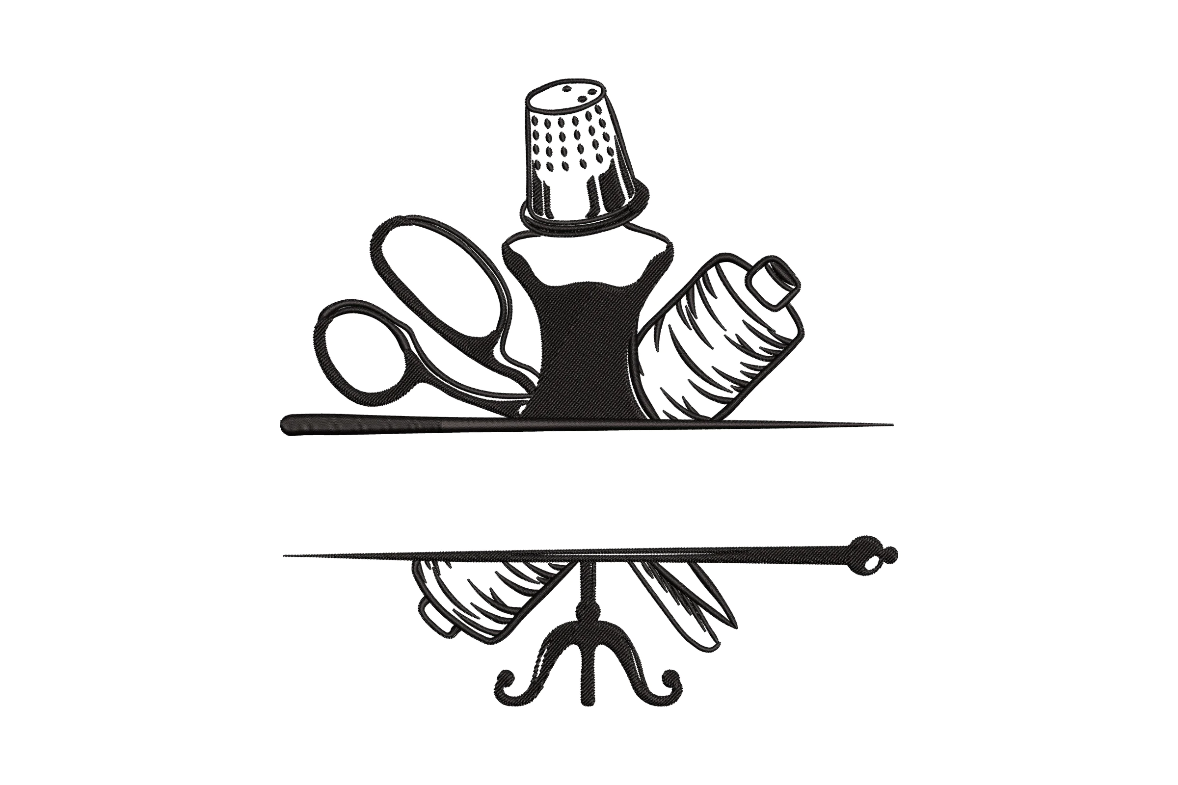 Sewing Tools Embroidery with Scissors