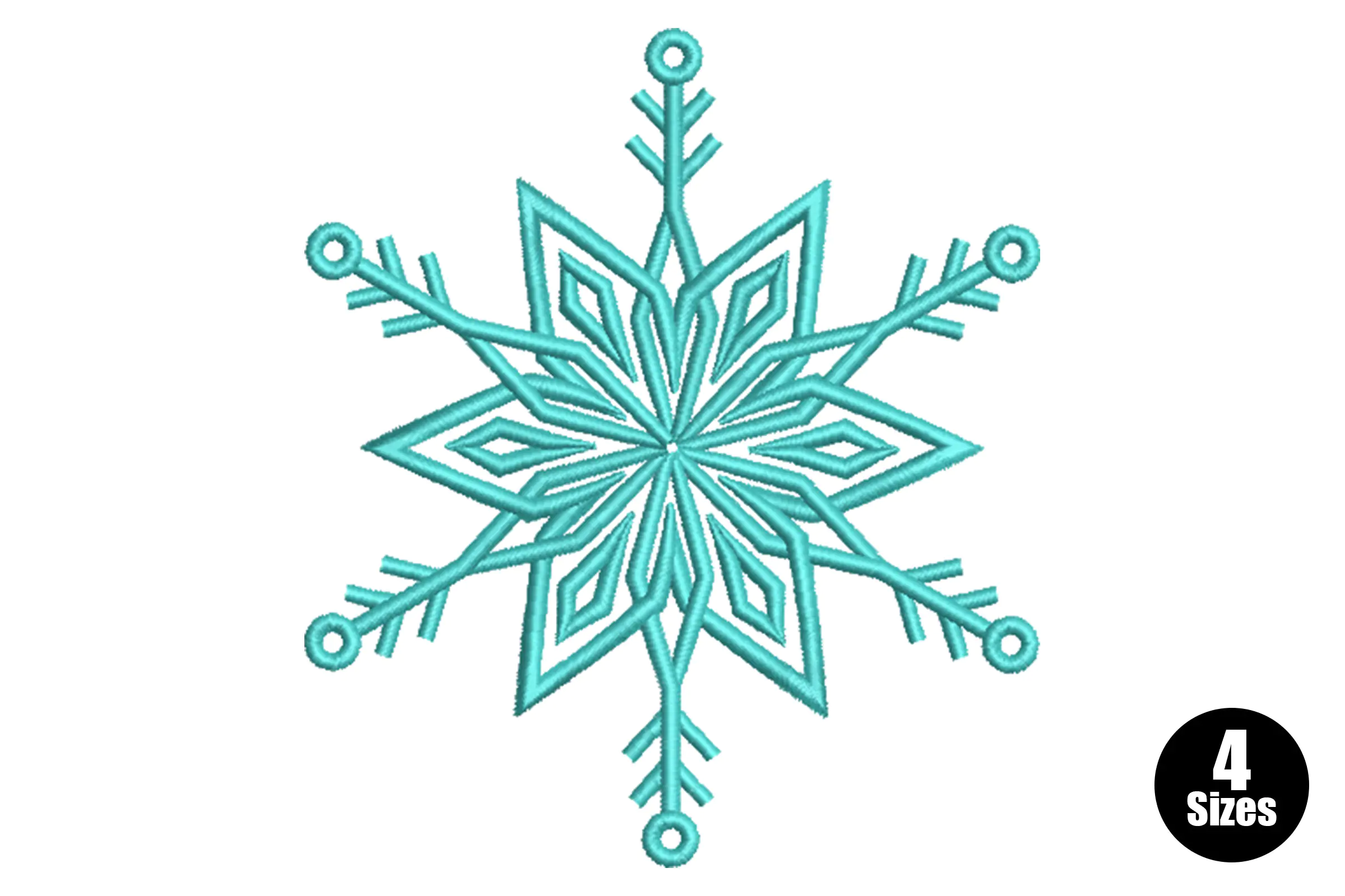 Snowflake Embroidery Design