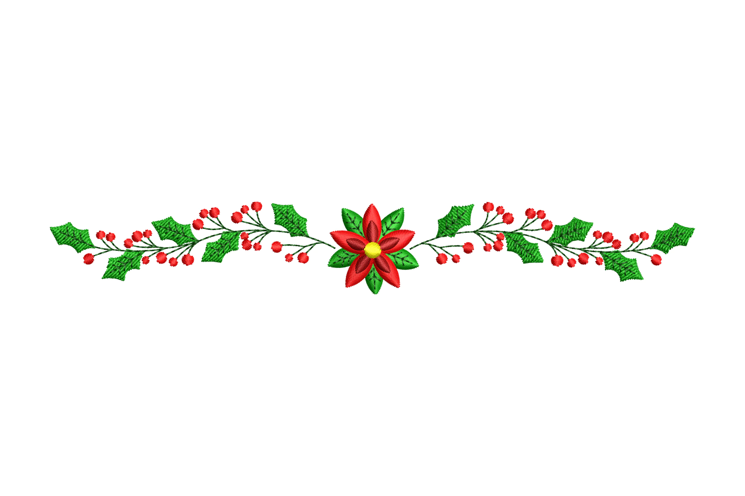 Christmas Border Machine Embroidery Design