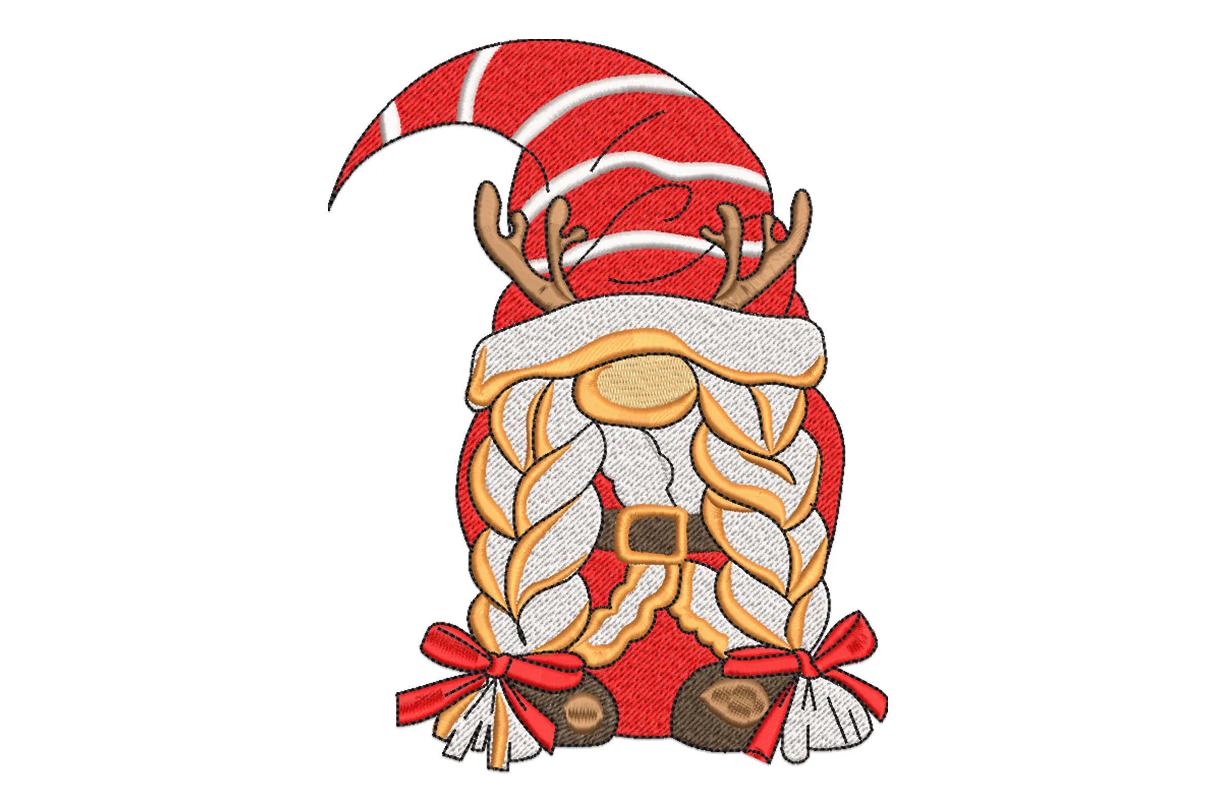 Christmas Gnome Embroidery File