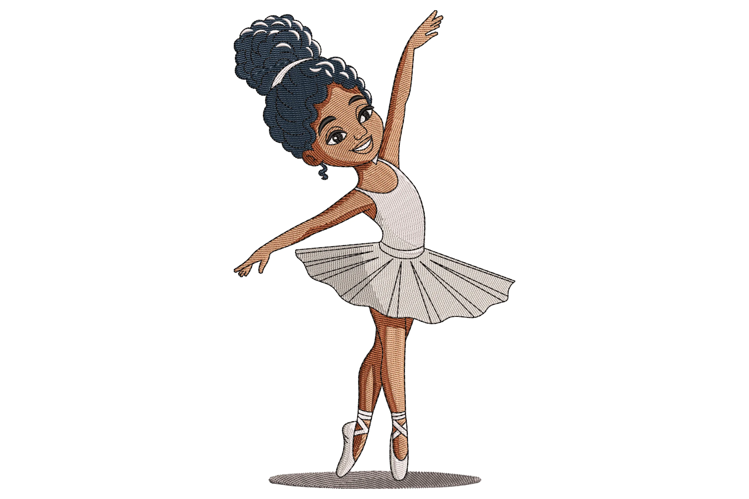 Little Ballerina Embroidery Design
