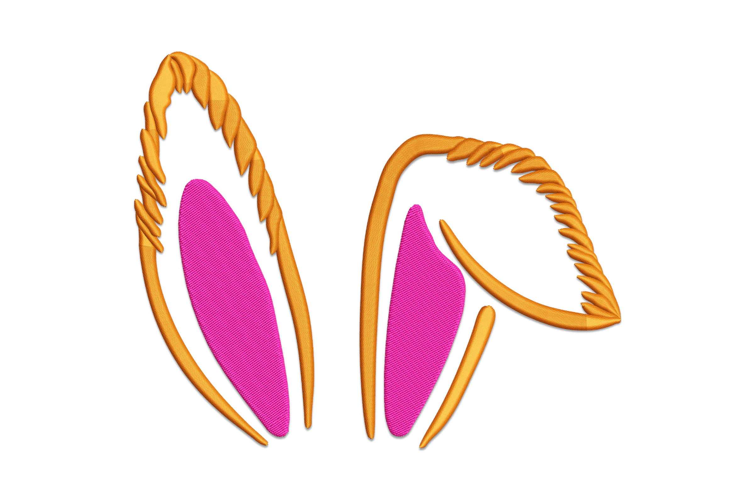 Bunny Ears Embroidery Design Pattern