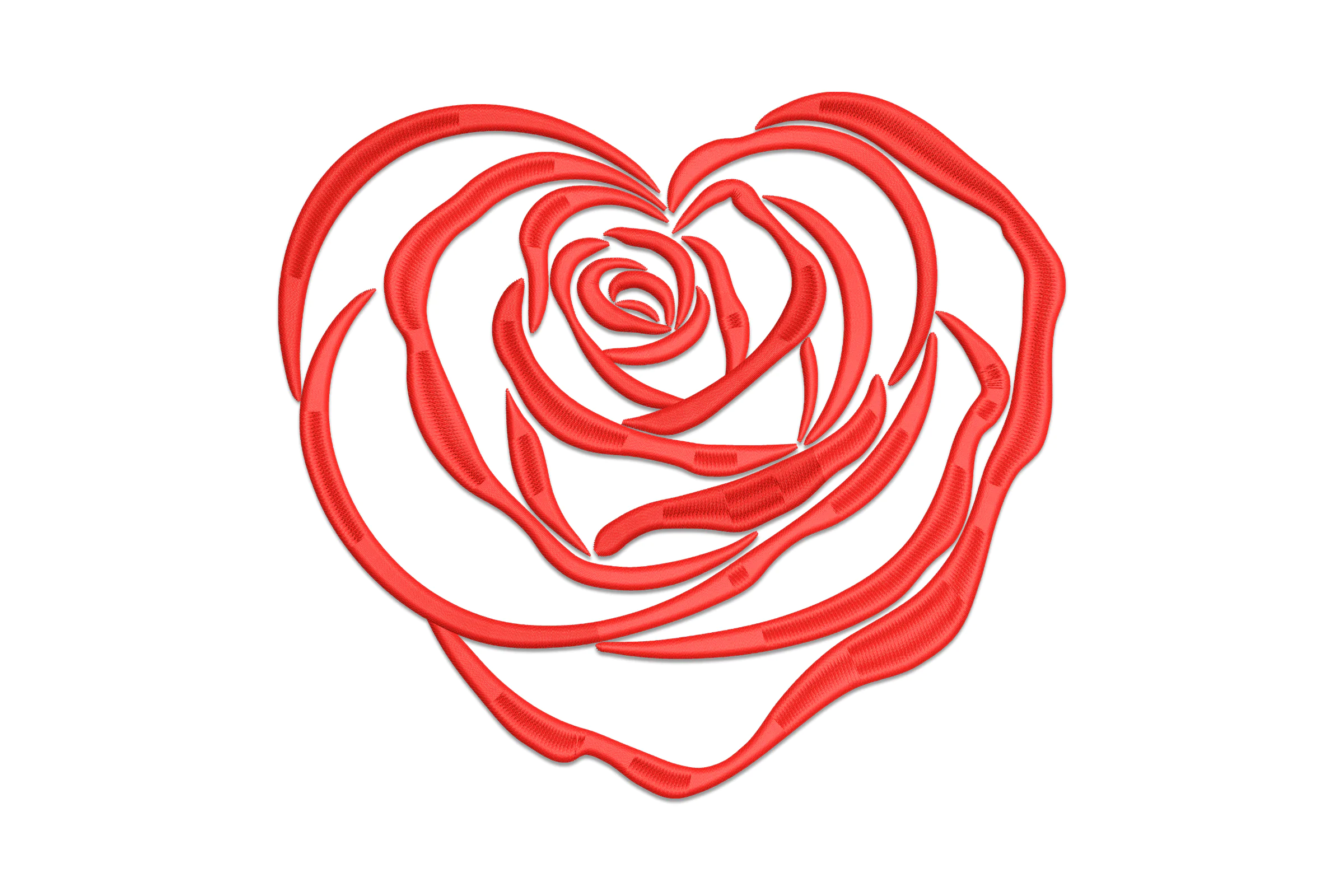 Rose Flower Machine Embroidery Design