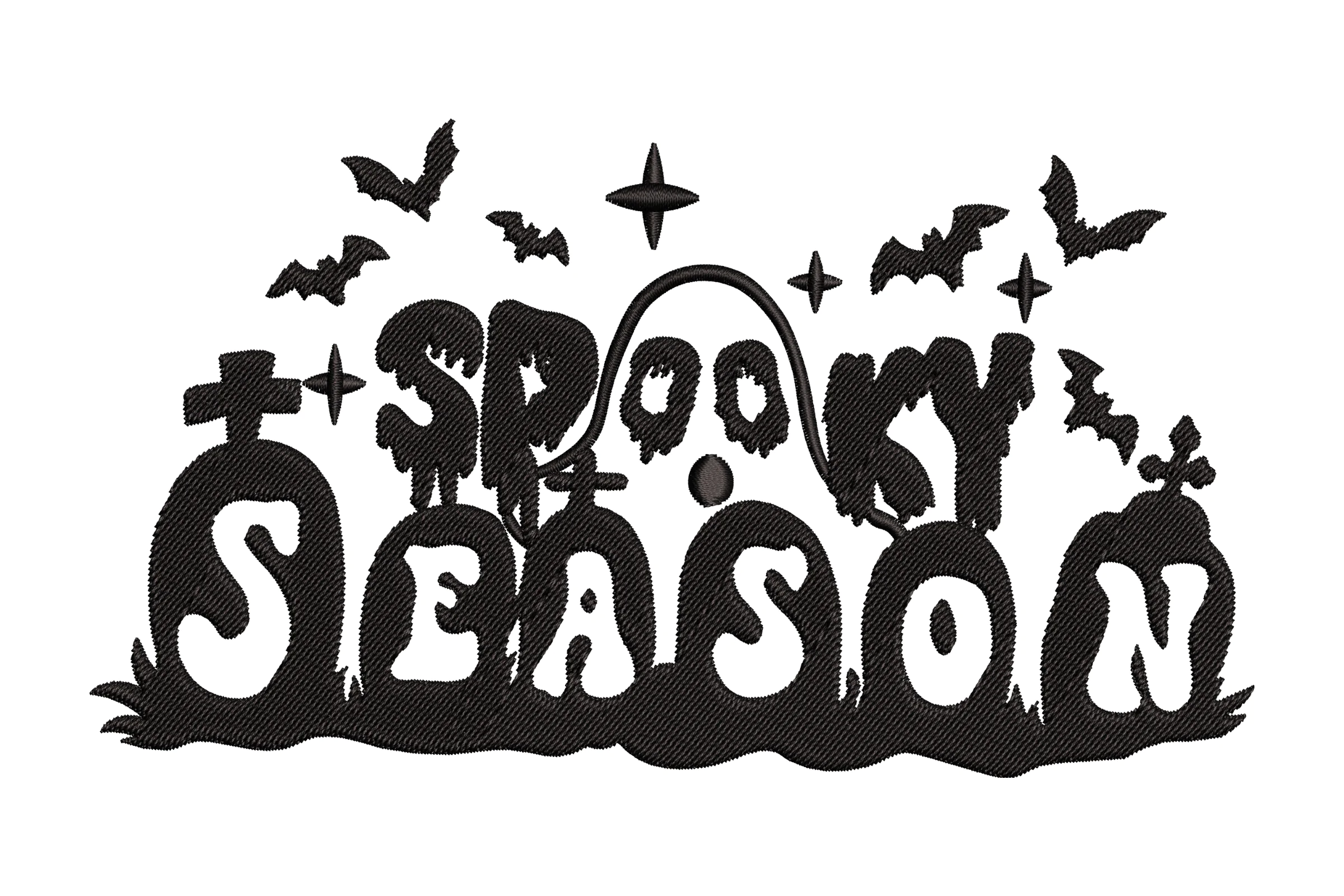 Spooky Season Embroidery Design File