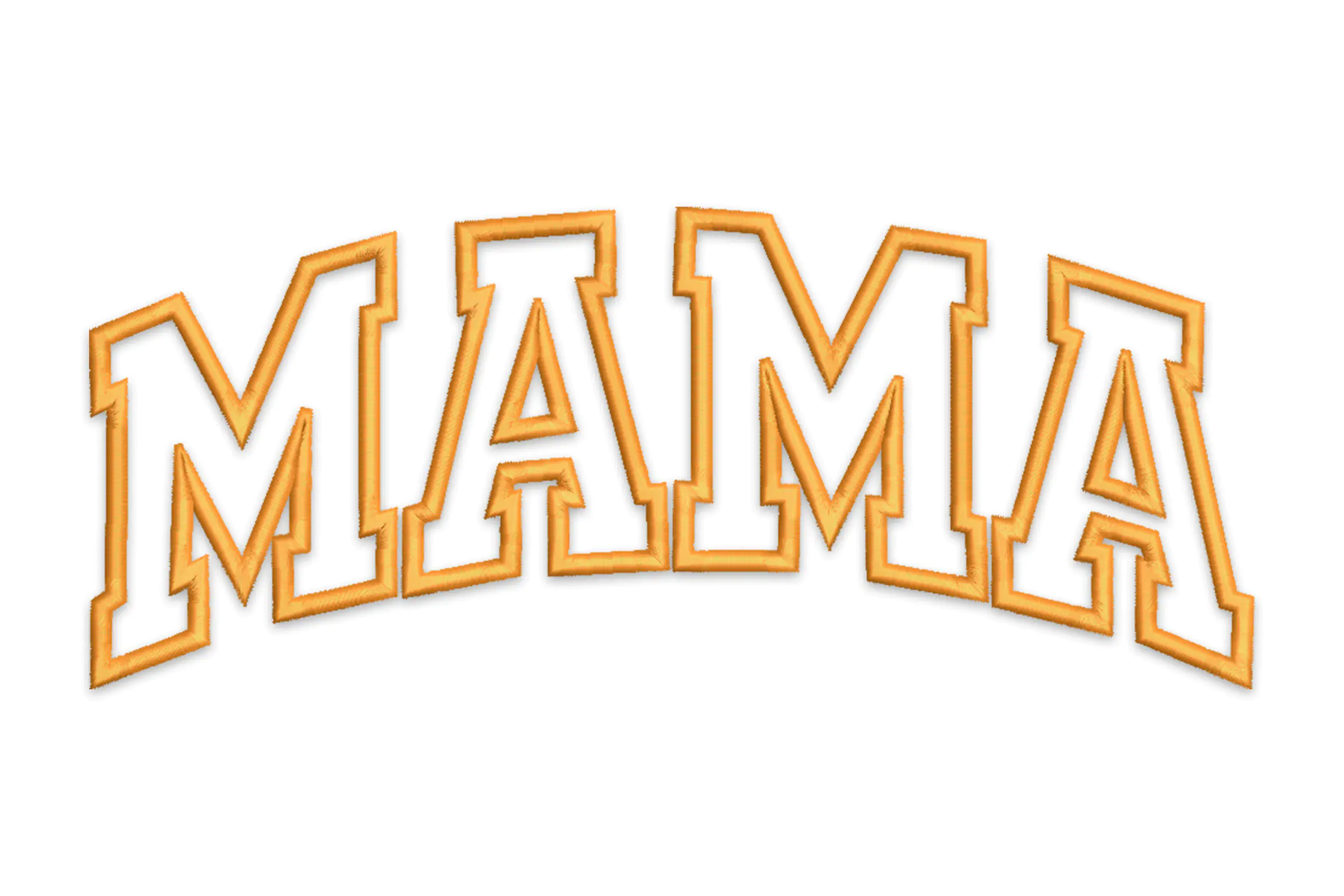 Mama Applique Digital Embroidery Design