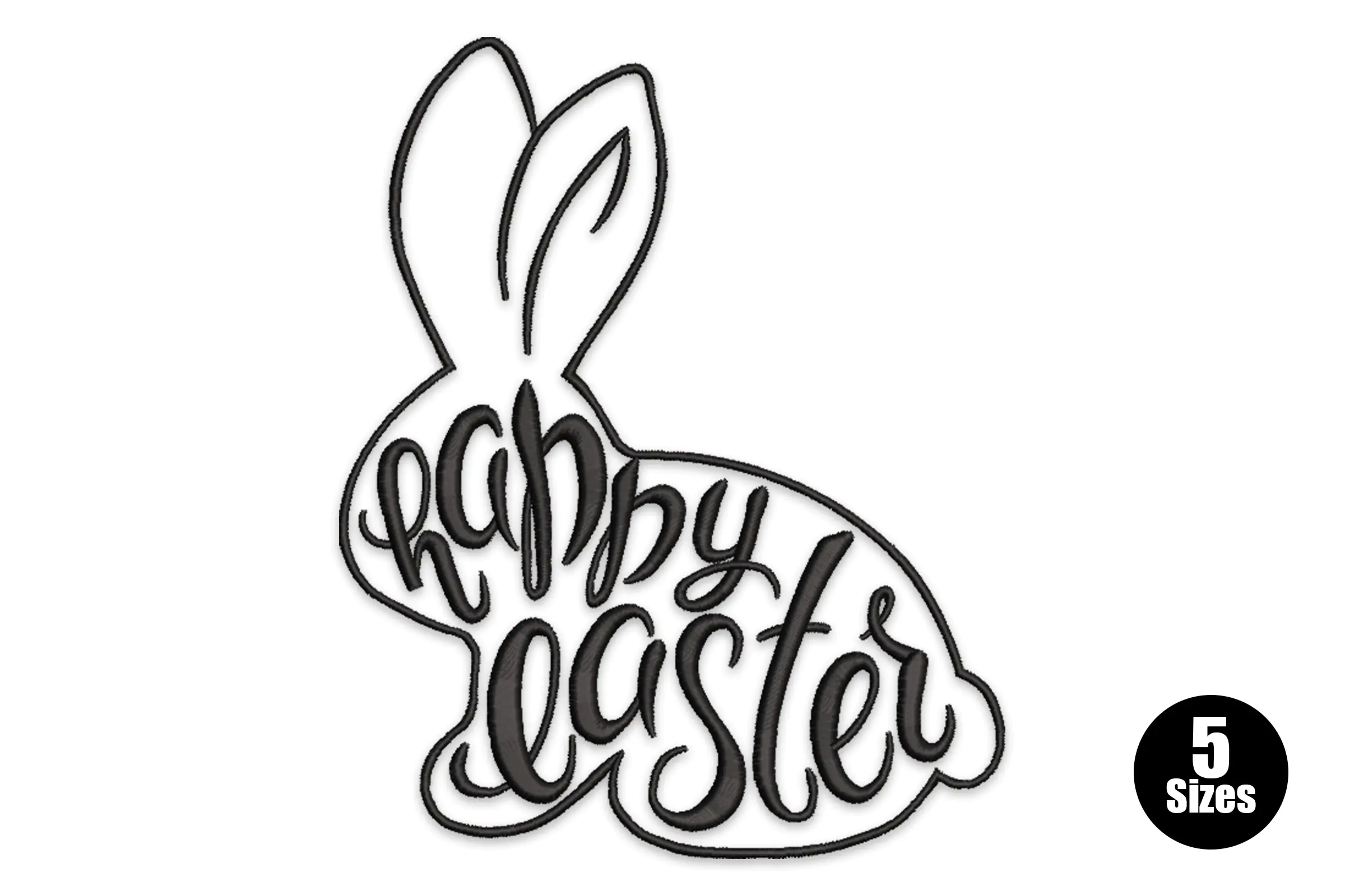 Happy Easter Machine  Embroidery File