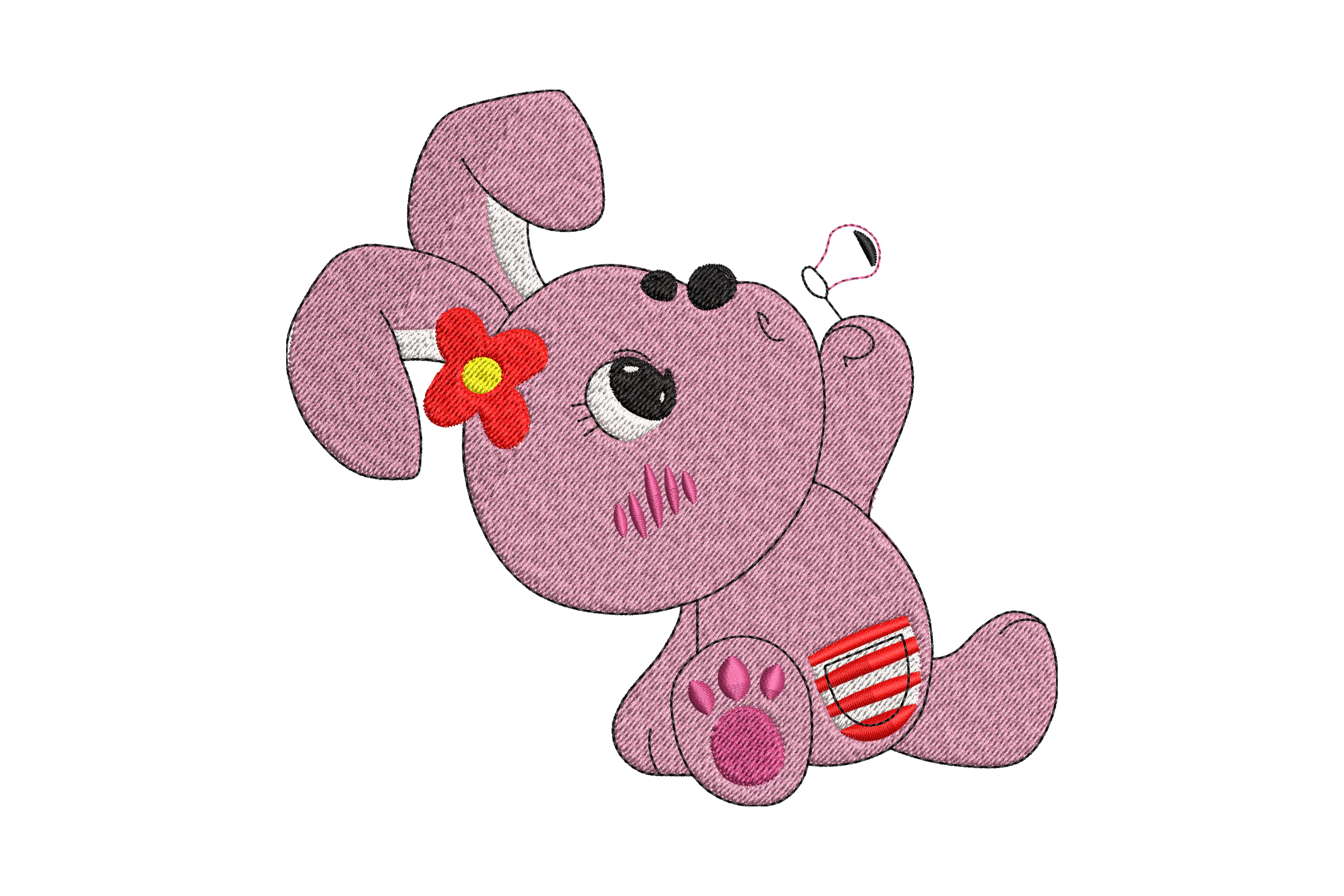 Baby Bunny Embroidery Design