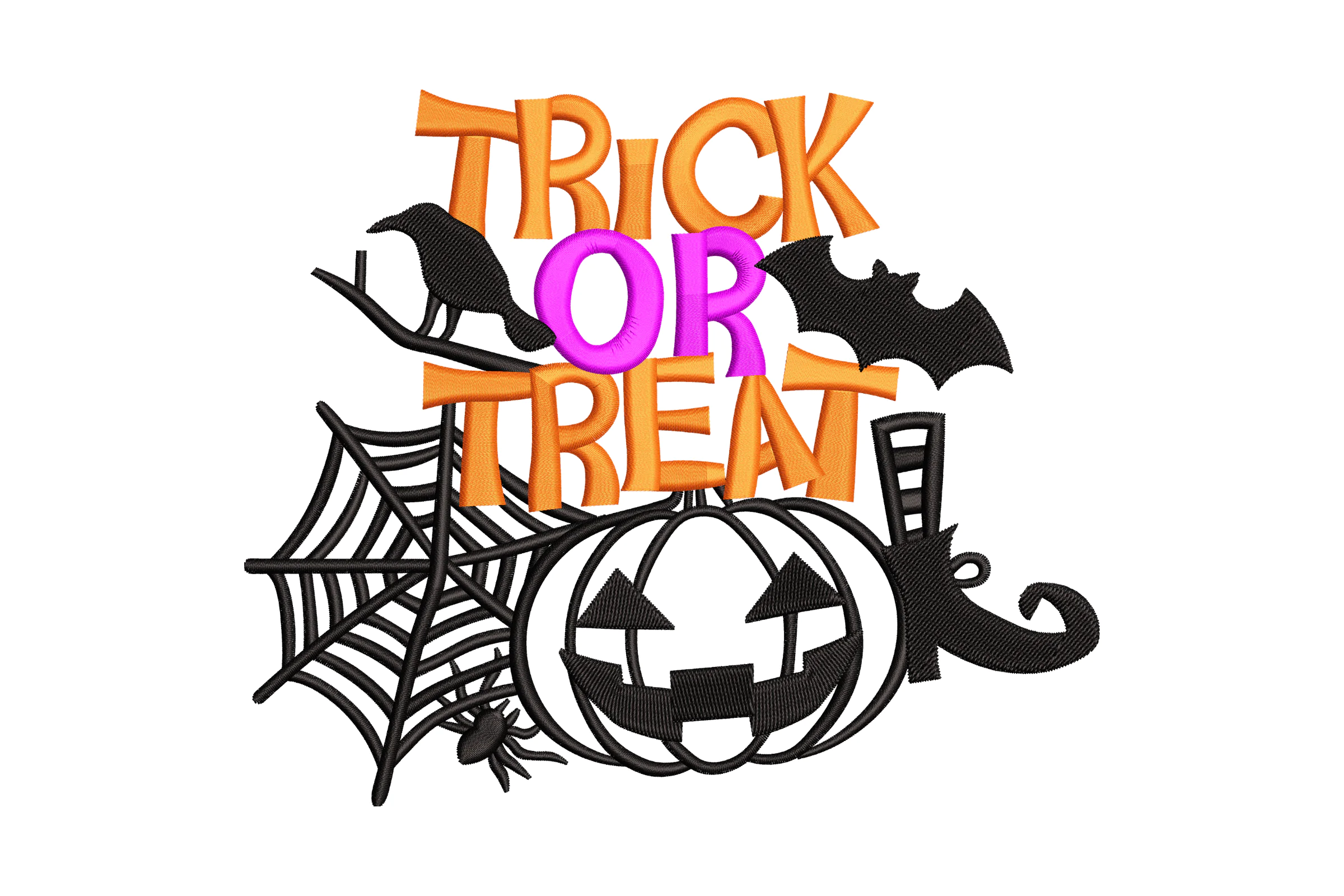 Trick or Treat Digital Embroidery Design