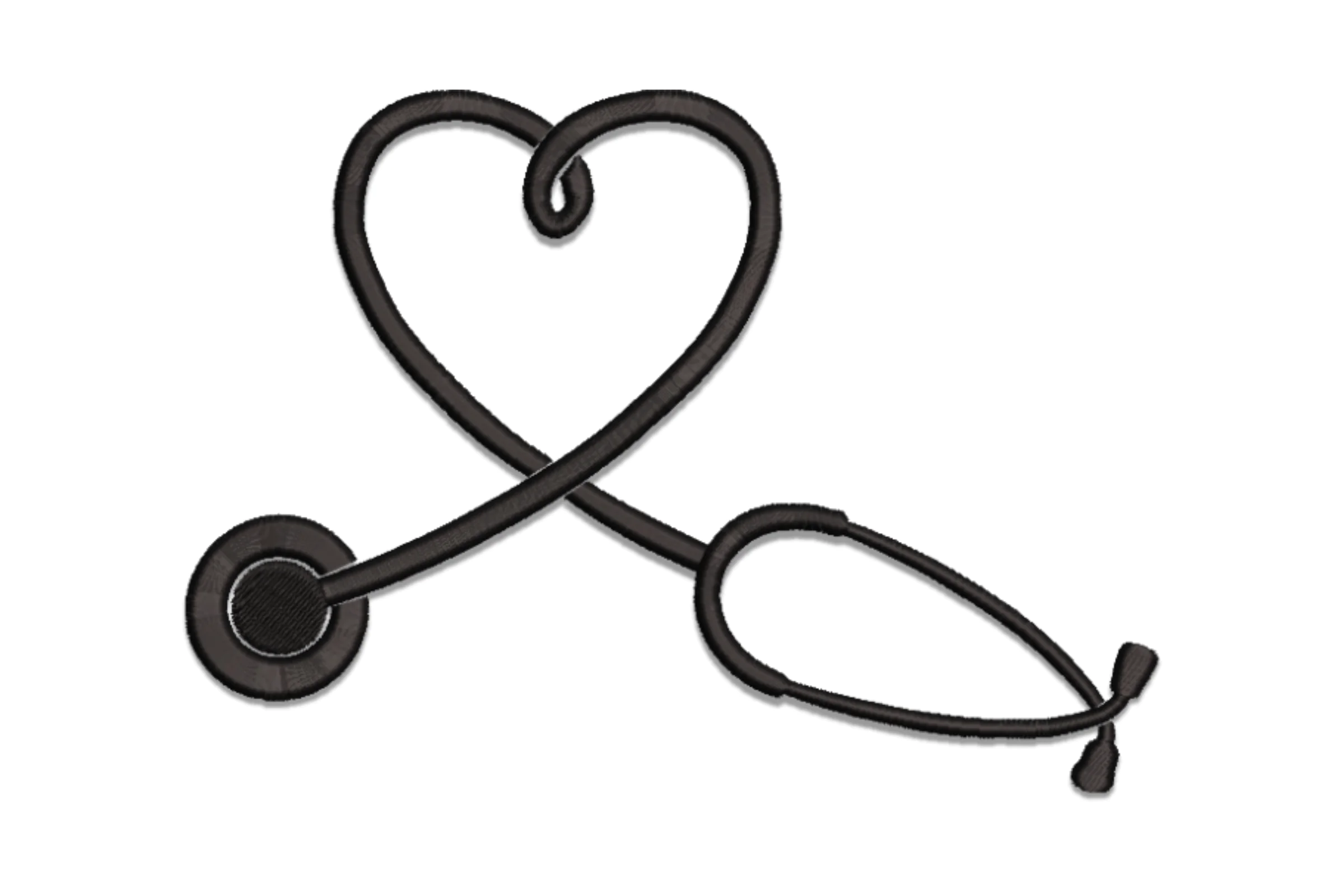 Stethoscope Embroidery Design