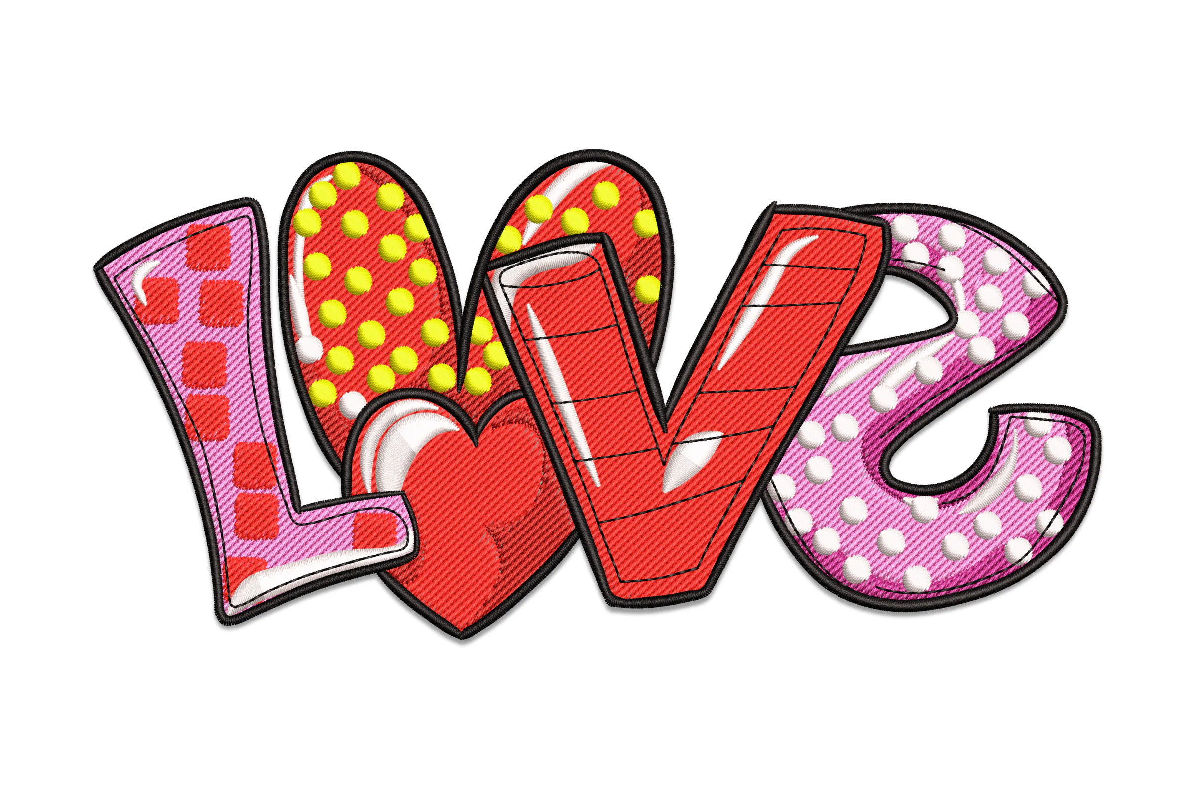Love Embroidery Design File