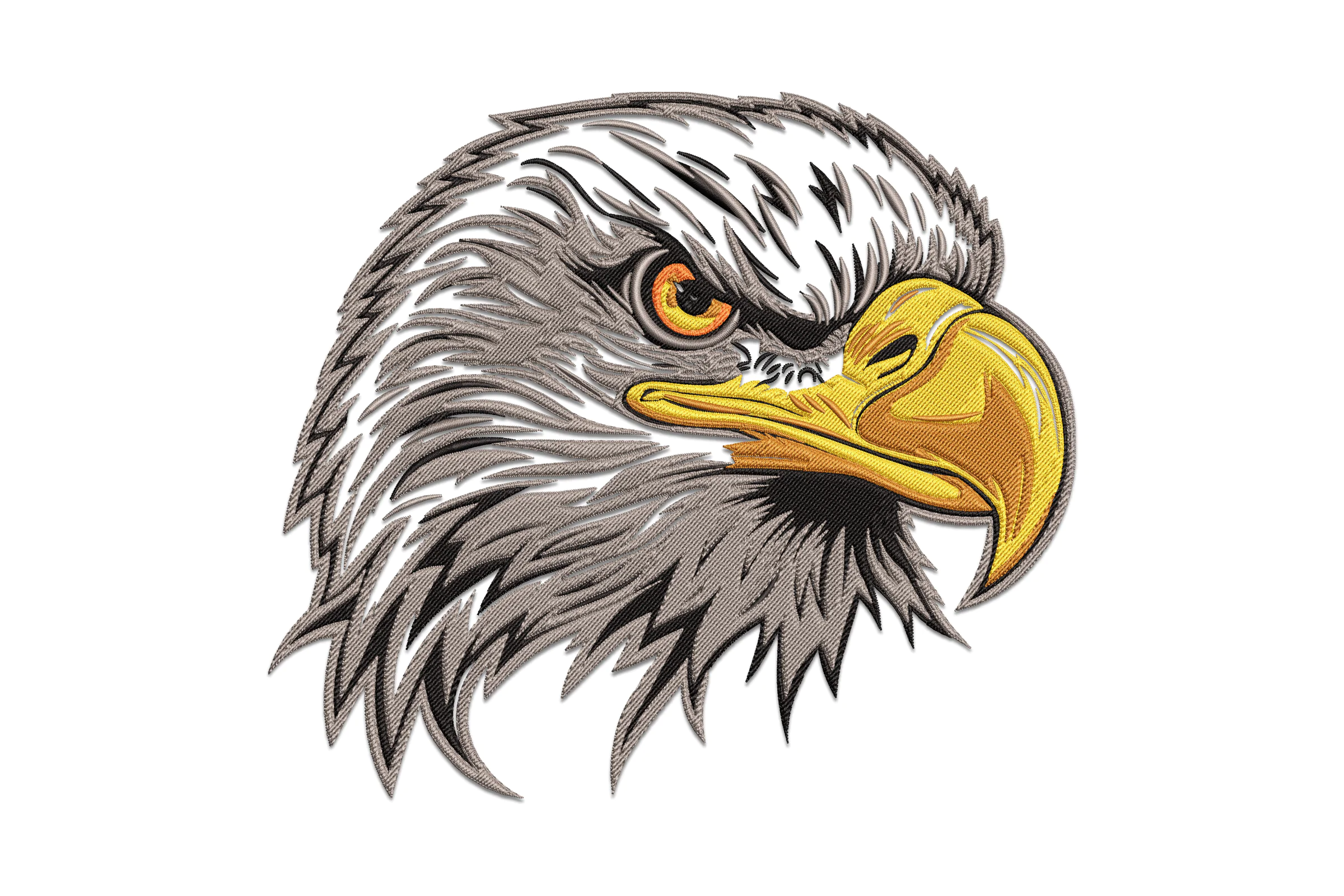 Eagle Head Embroidery Design File