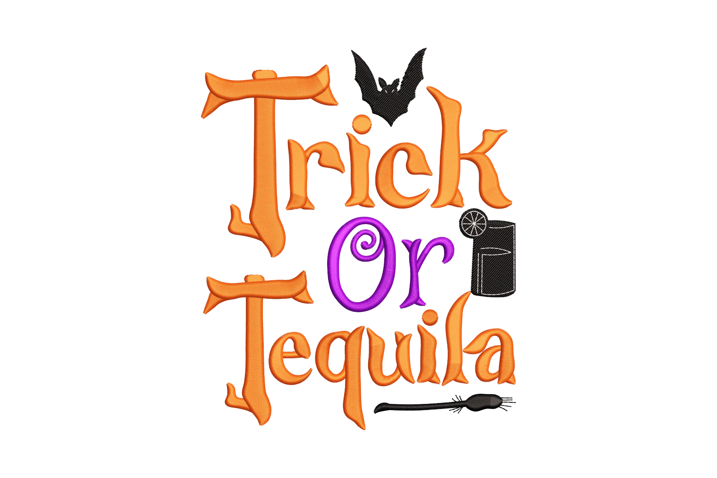 Trick or Treat Embroidery Design File