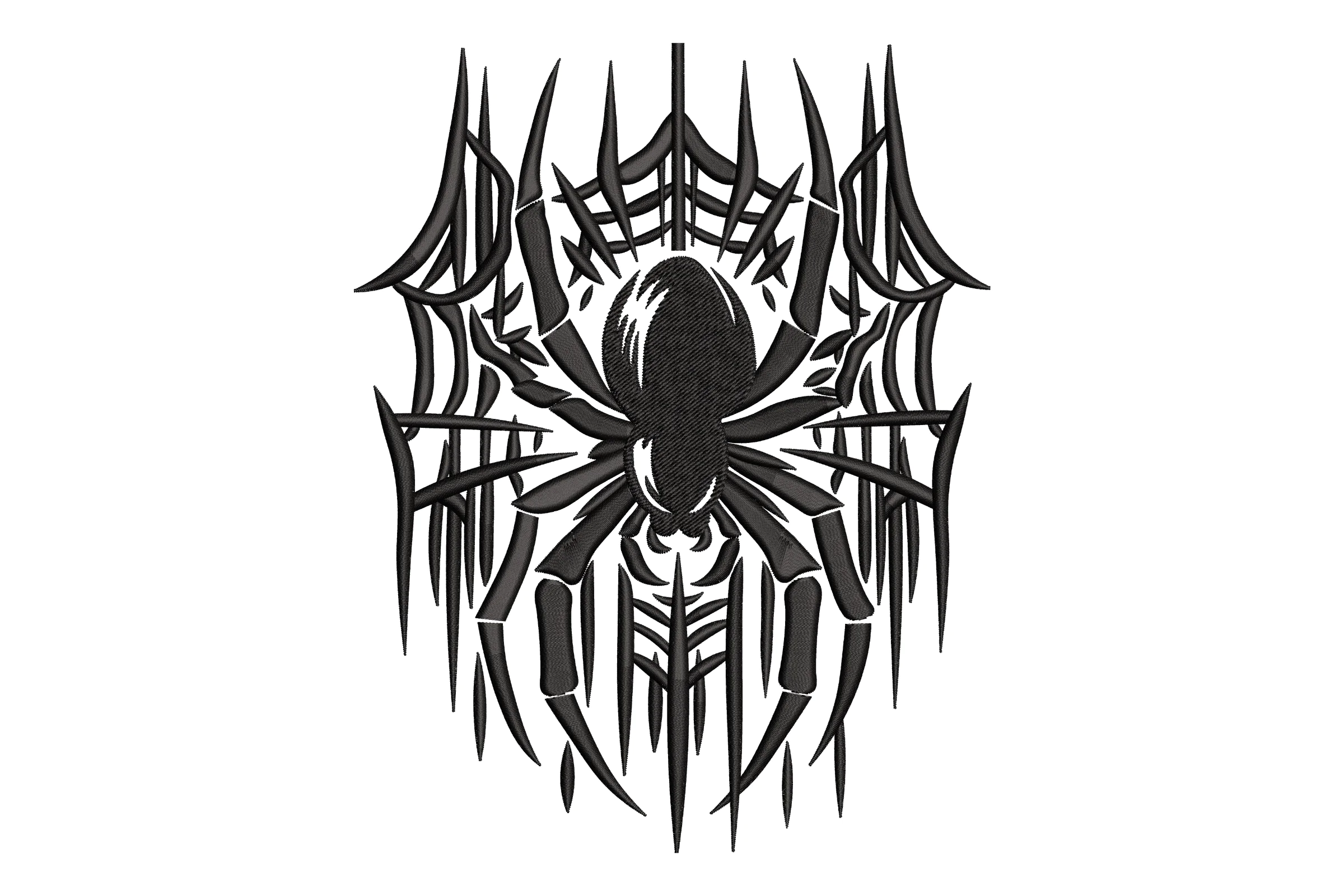 Halloween Spider Embroidery File