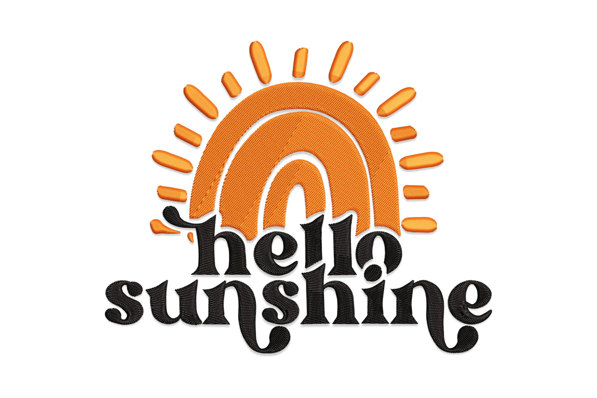 Hello Sunshine Machine Embroidery