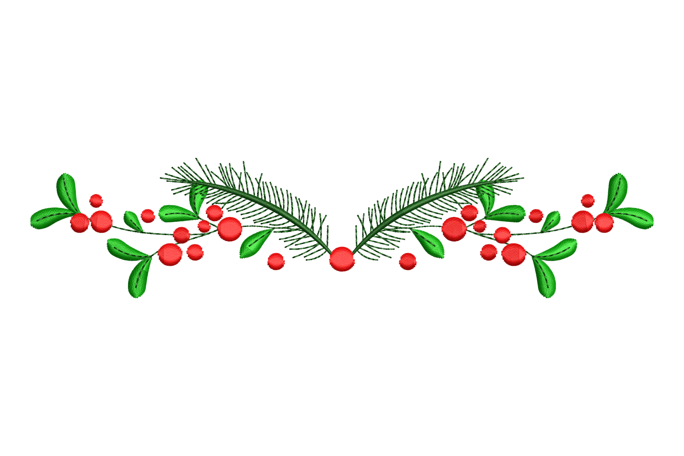 Christmas Borders Machine Embroidery Design