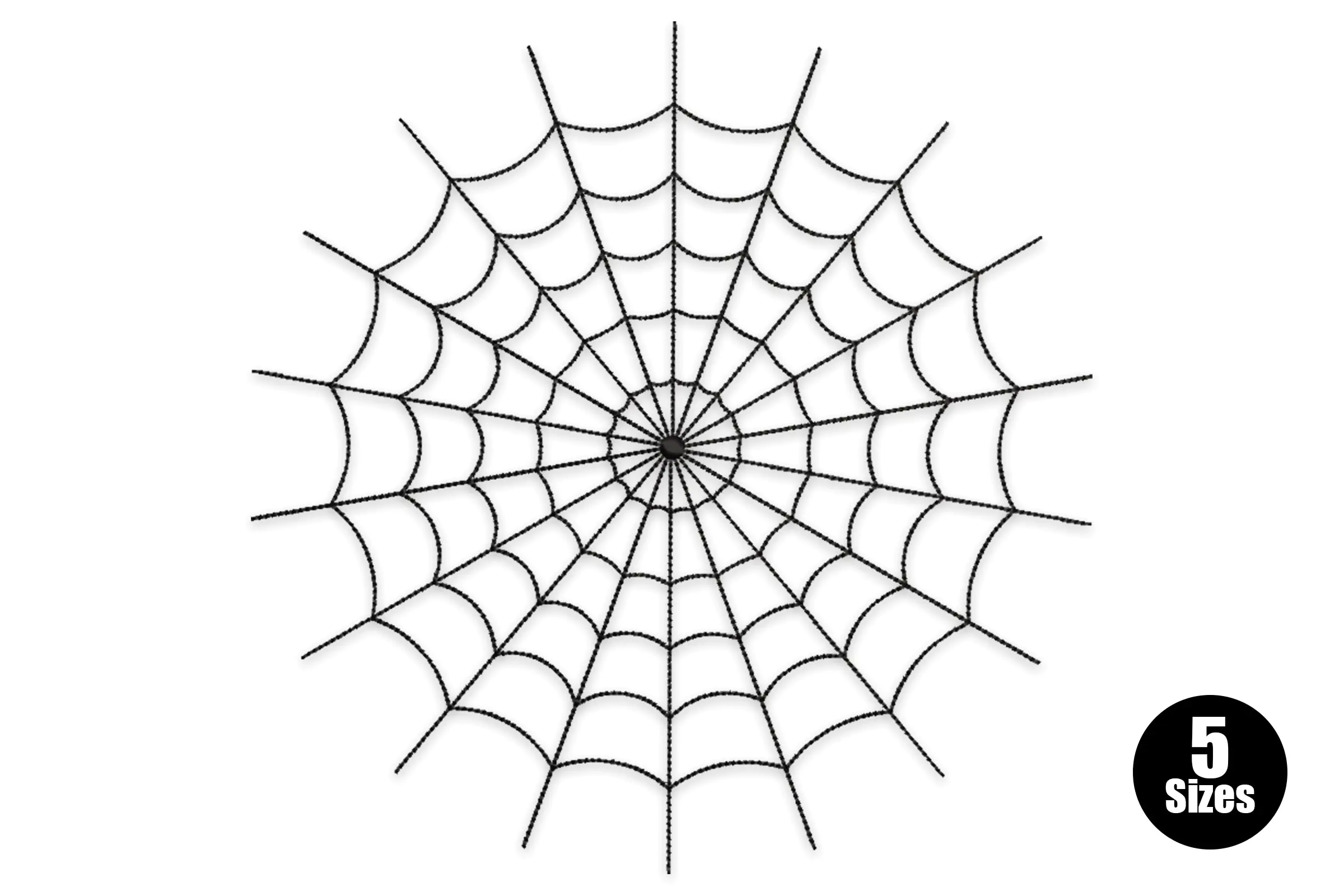 Spider Web Embroidery Design File