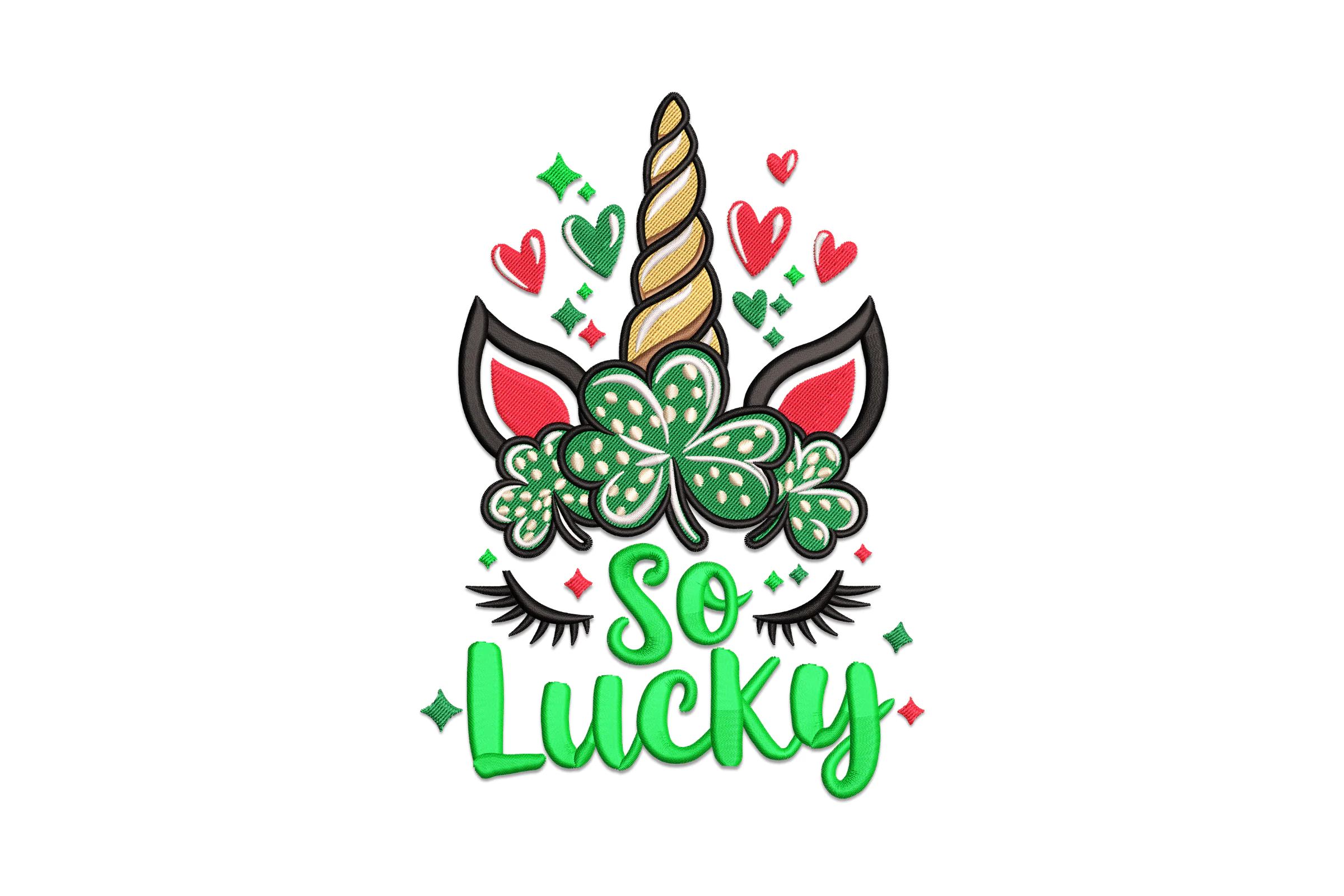 Unicorn Embroidery Design Pattern