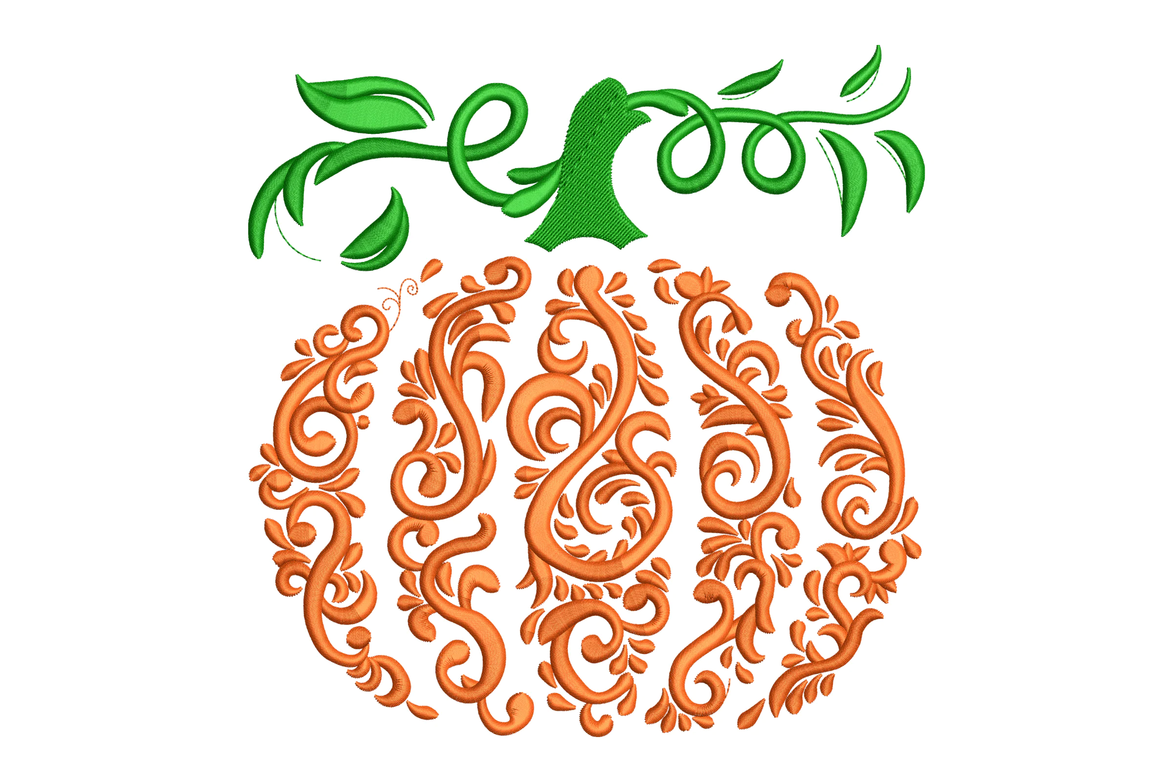Pumpkin Cutout Machine Embroidery Design