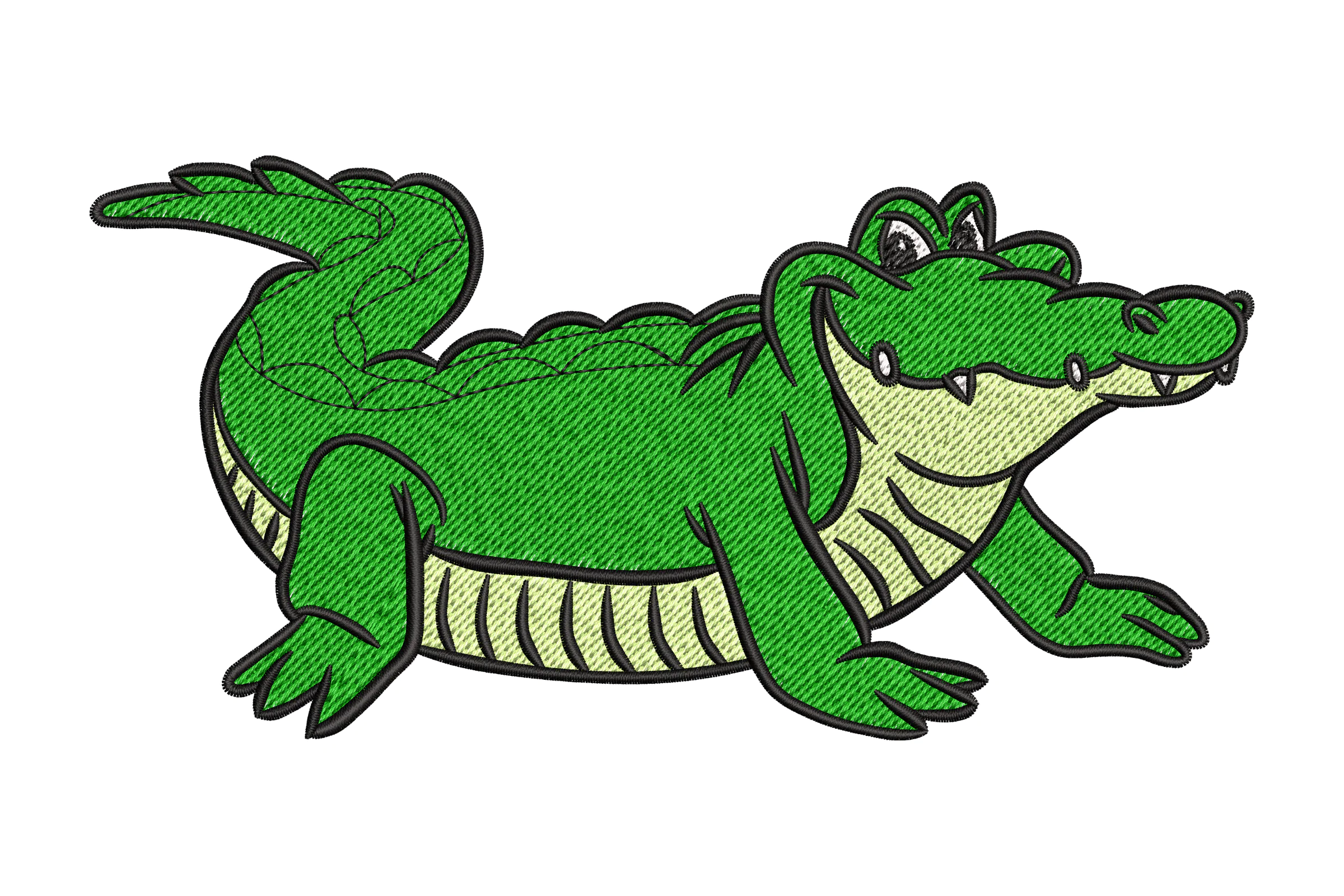 Crocodile - Machine Embroidery Design