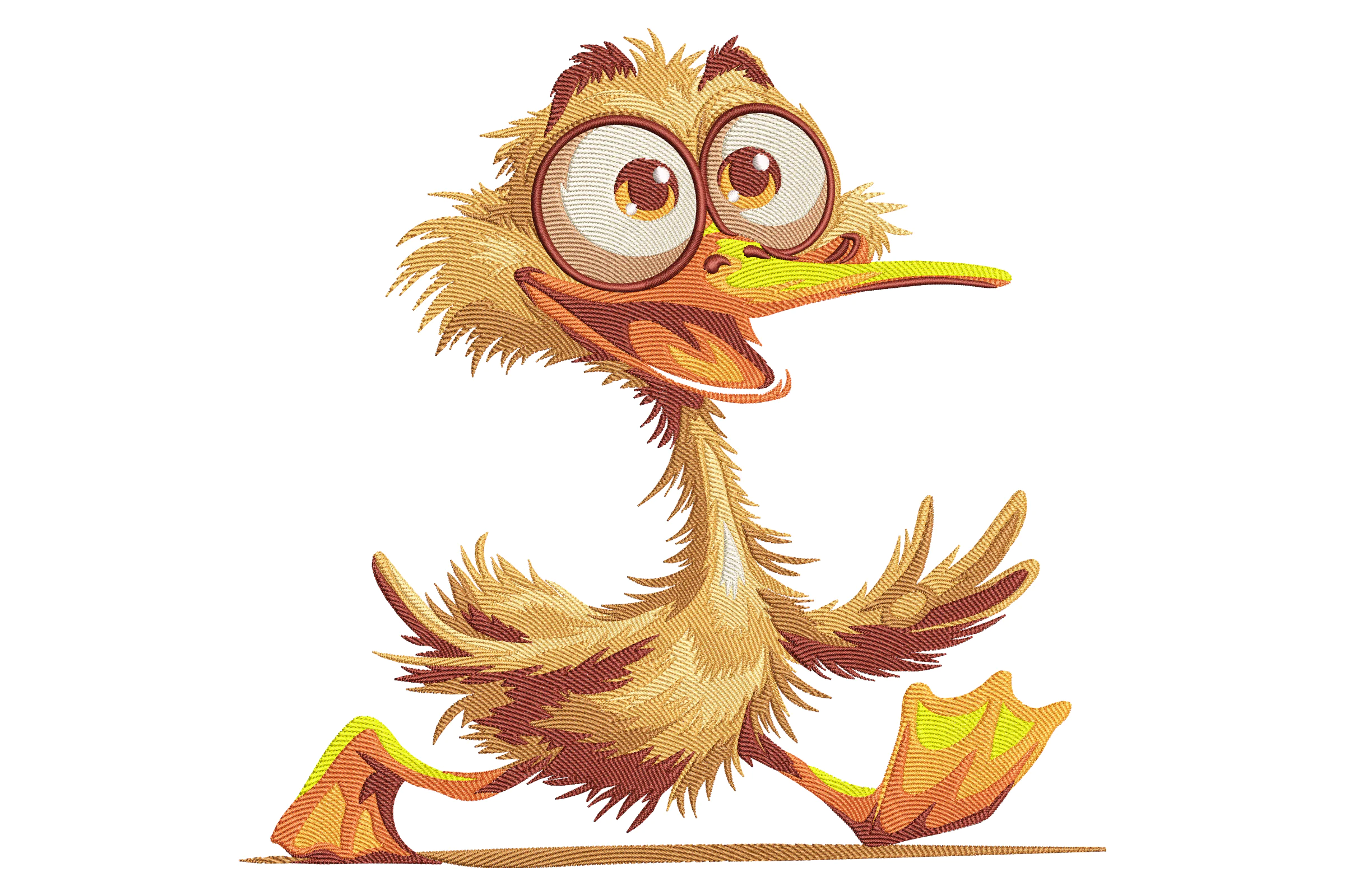 Whimsical Ducks Embroidery Design