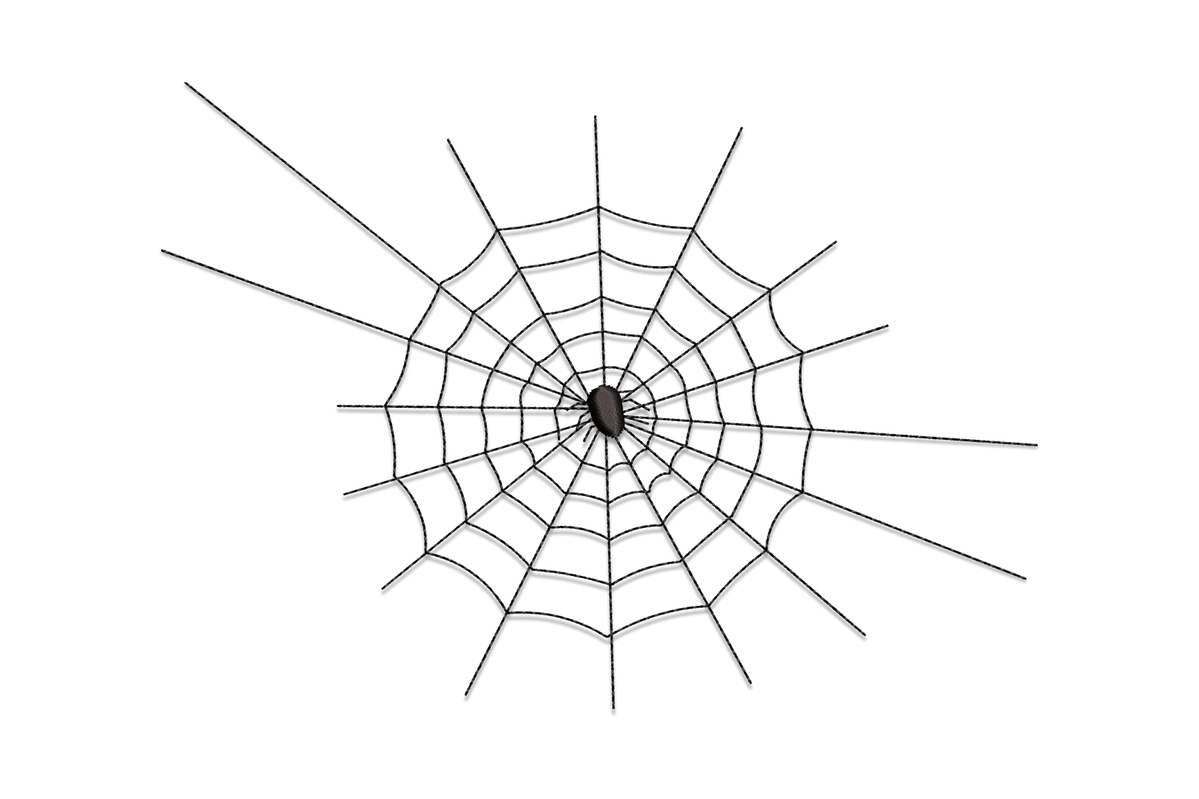 Spider Web Embroidery Design Pattern