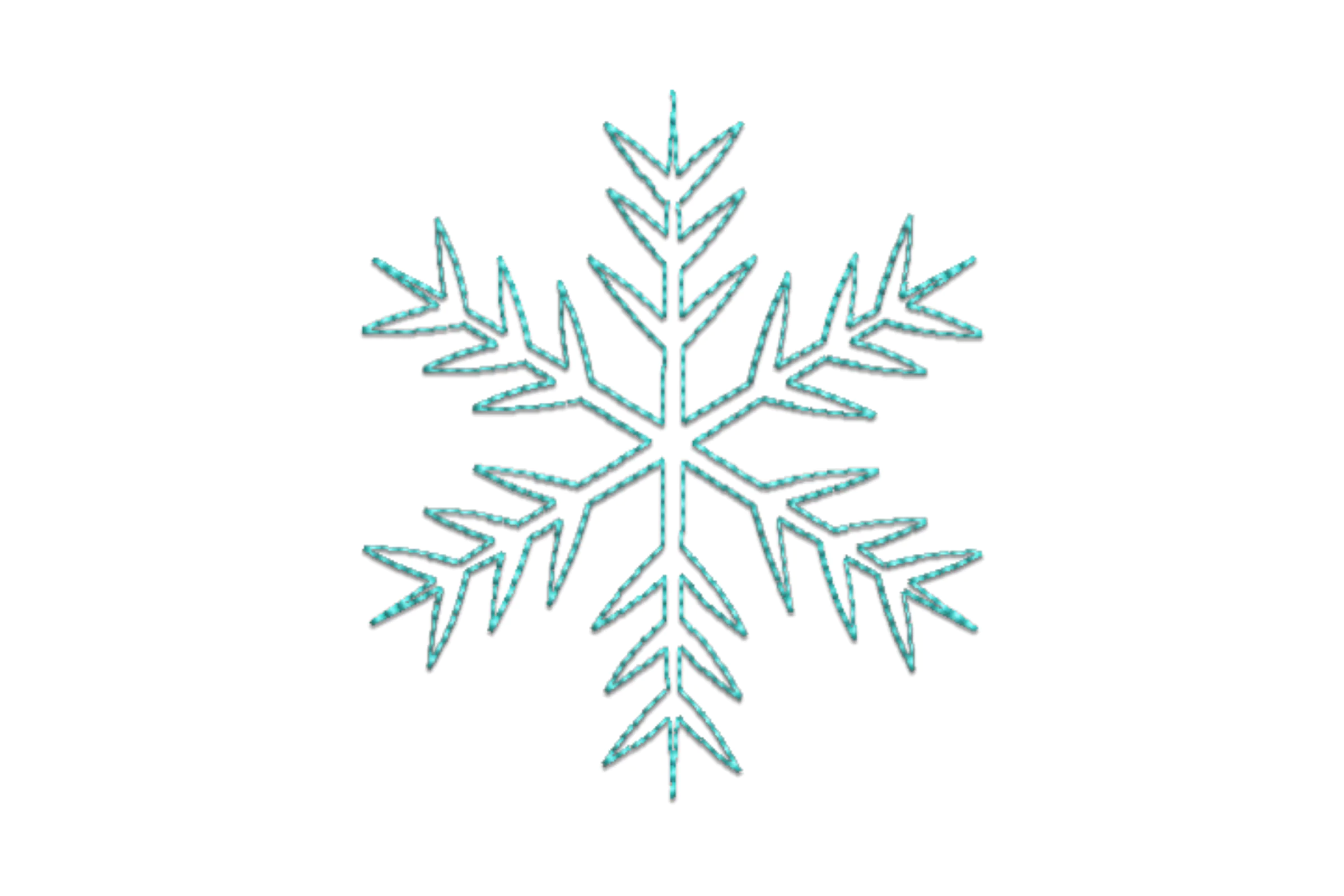 Snowflake Digital Embroidery Design