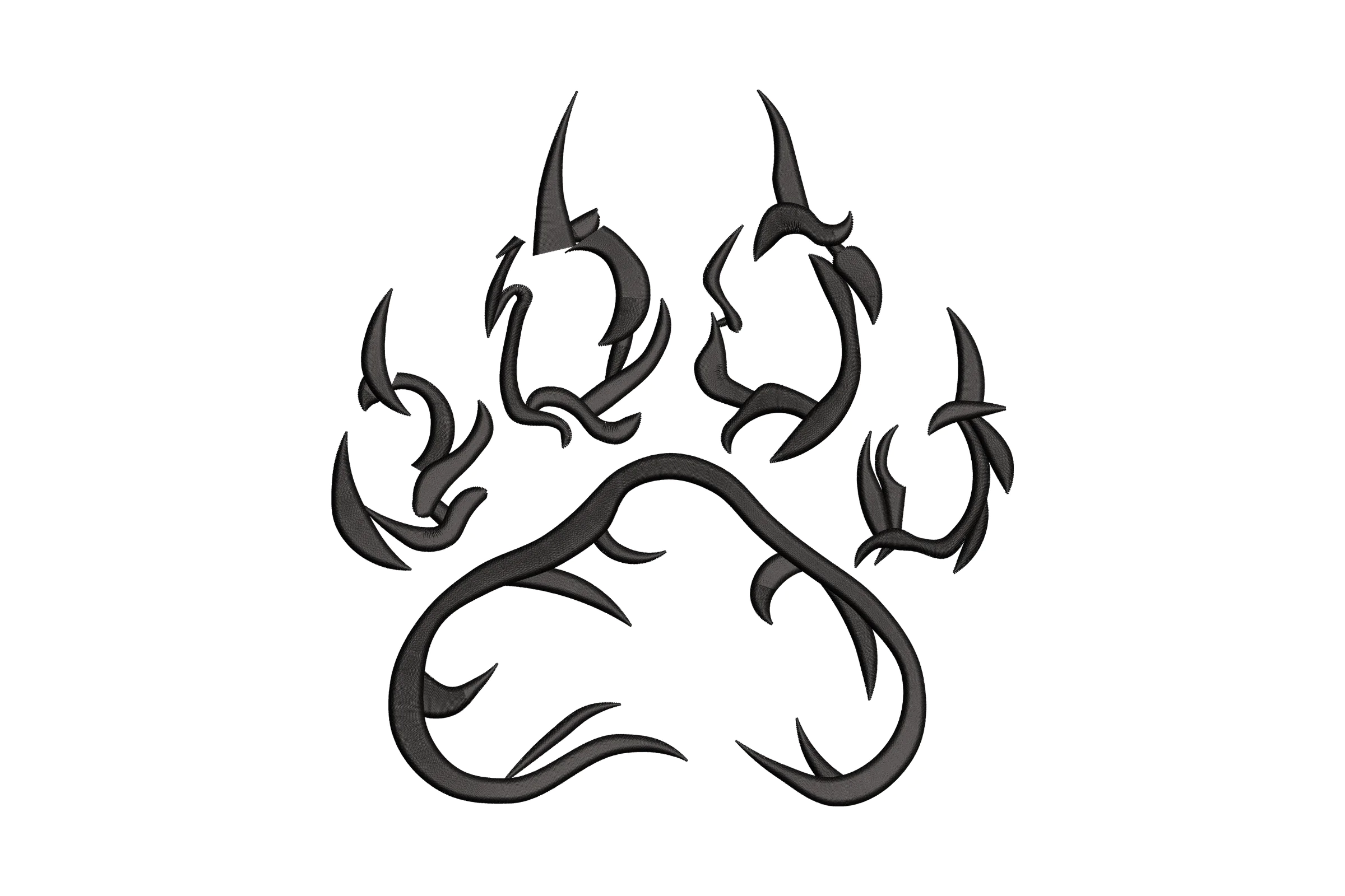 Cat Paw Embroidery Design