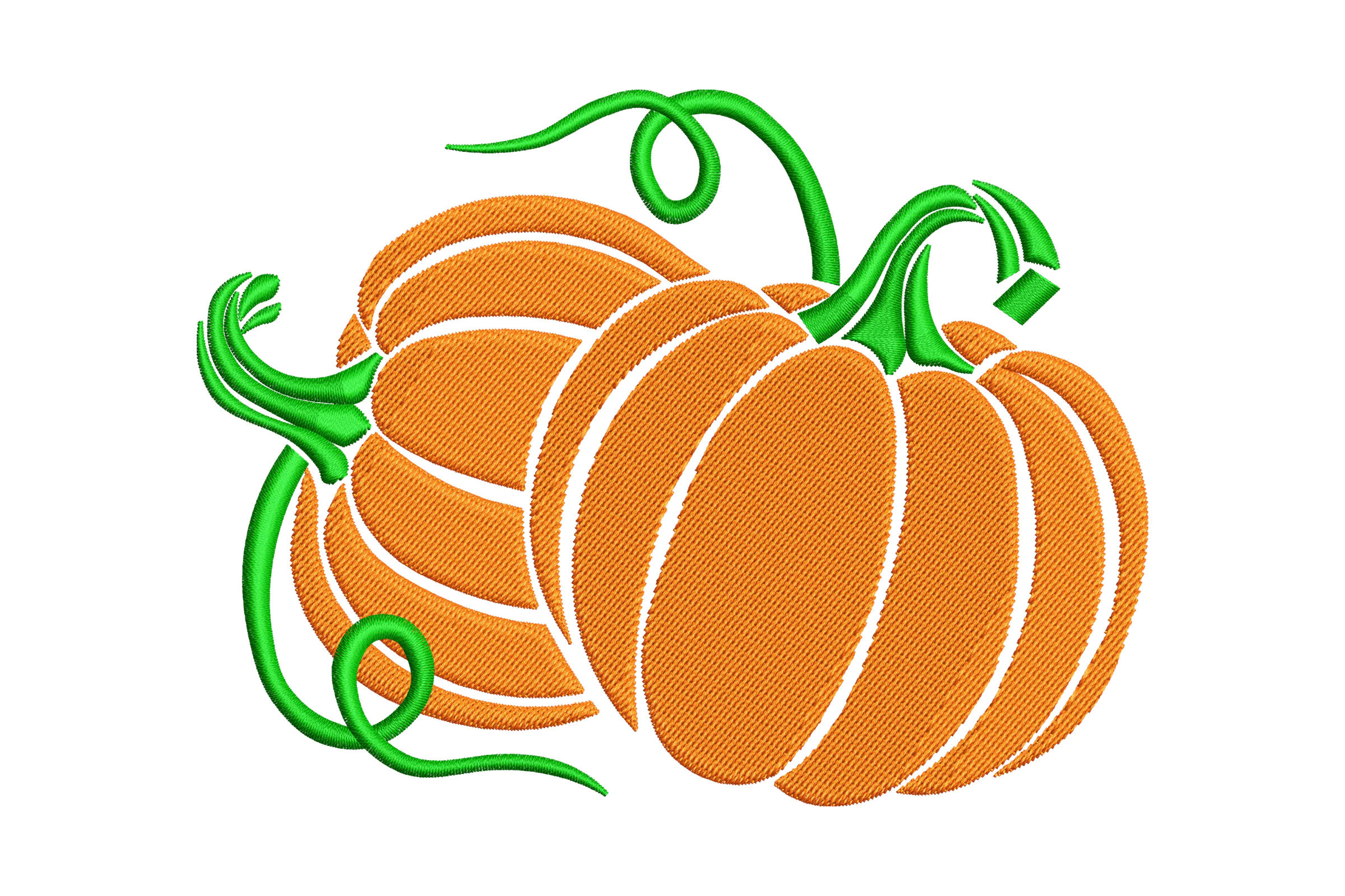 Classic Pumpkin Embroidery Design