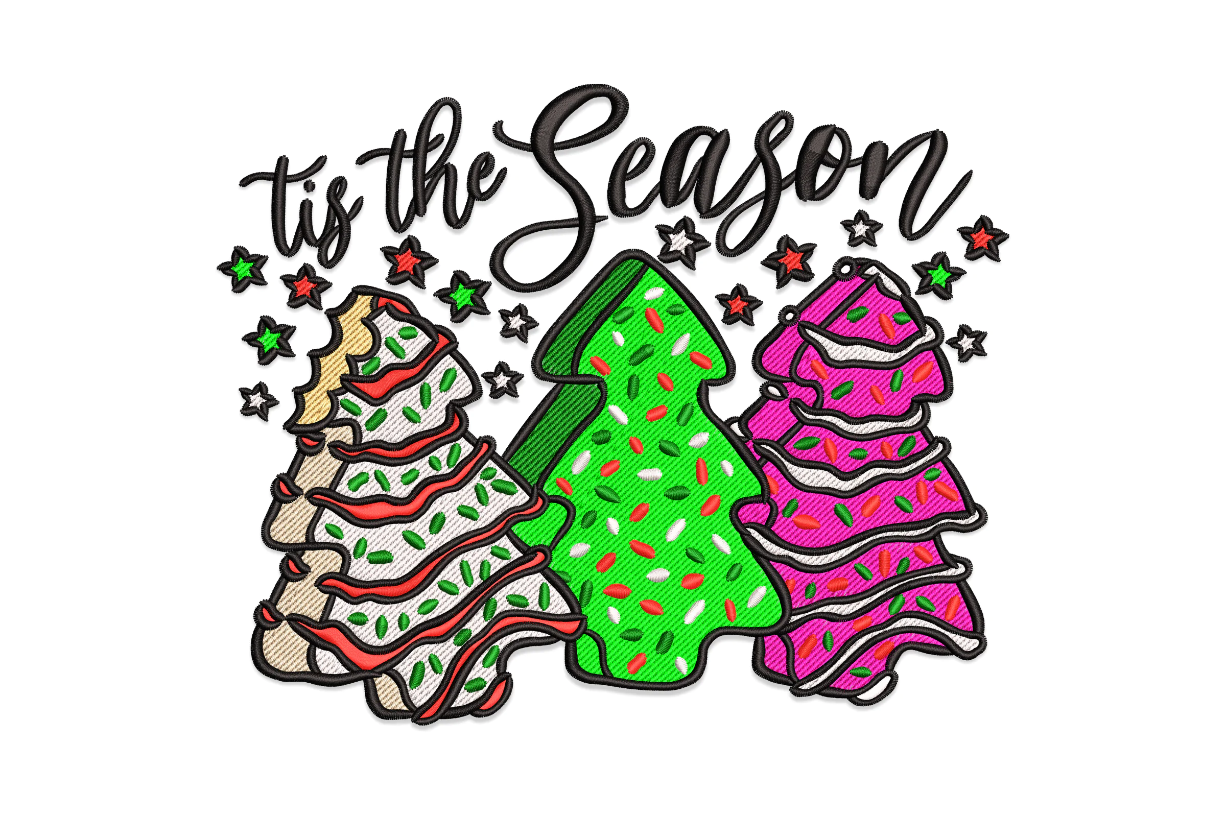 Tis The Season Embroidery File