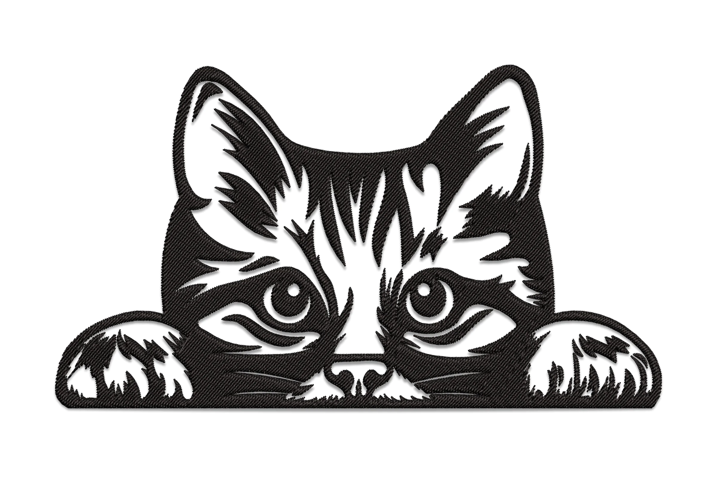 Cute Cat Embroidery Design File
