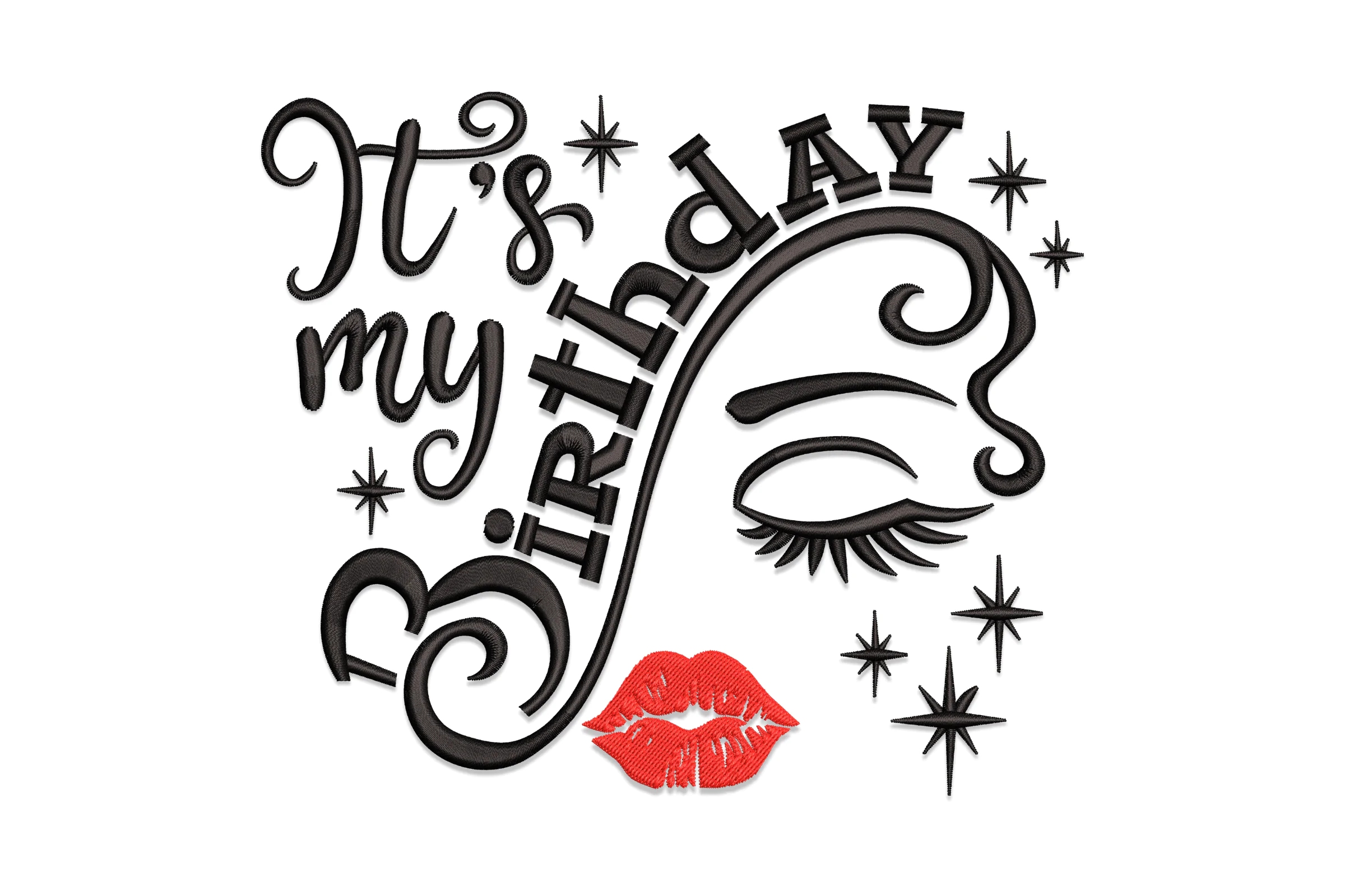 It's My Birthday Embroidery File