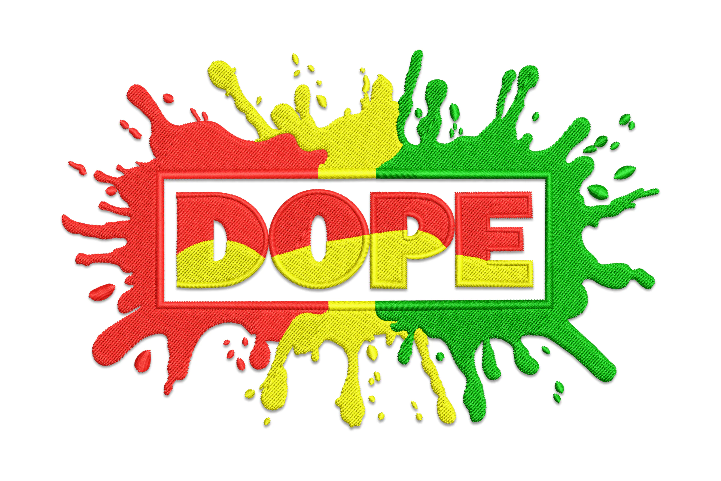 Dope Embroidery Design