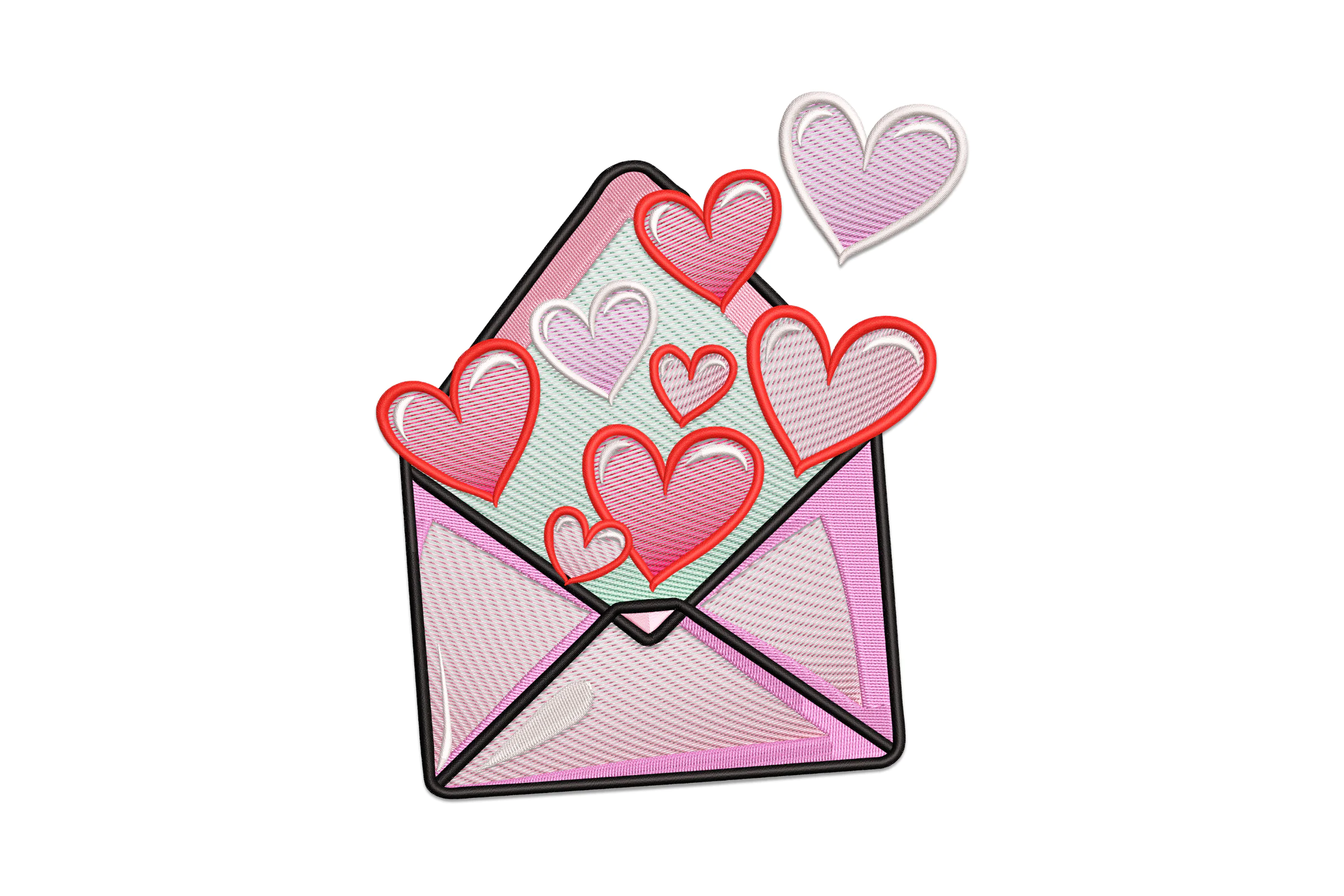 Love Letter Embroidery Design