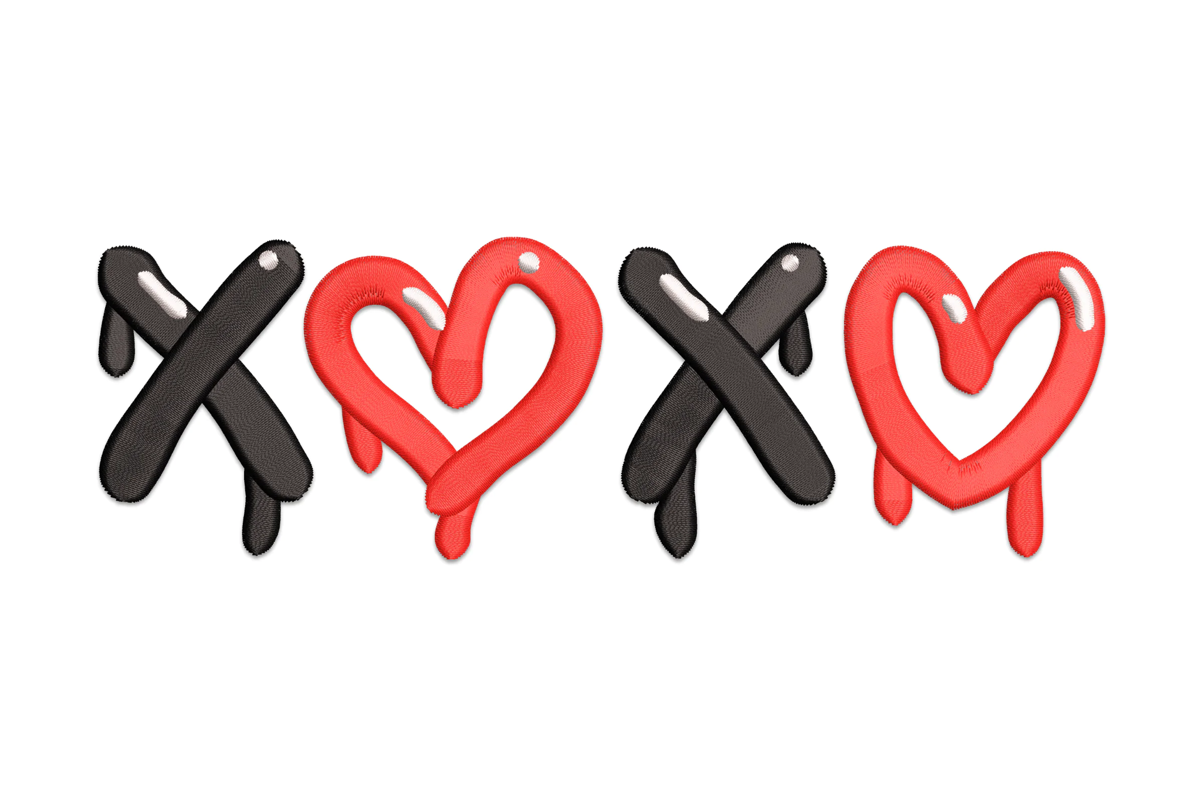 Xoxo Machine Embroidery Design