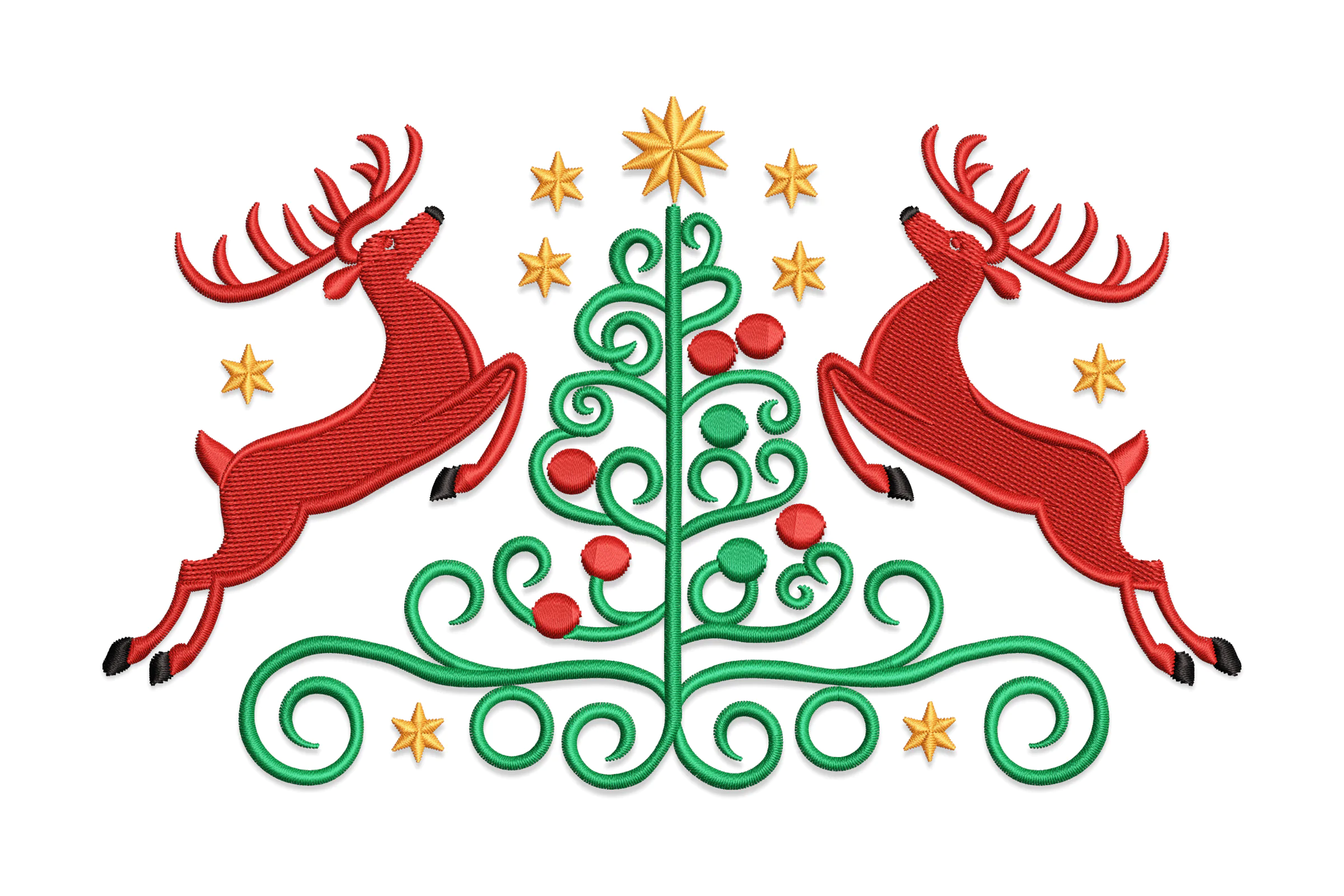 Christmas Reindeer Embroidery Design  Add to favorites