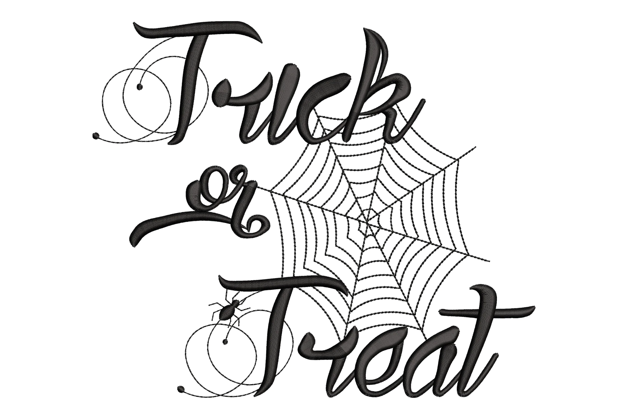 Trick or Treat Embroidery Design