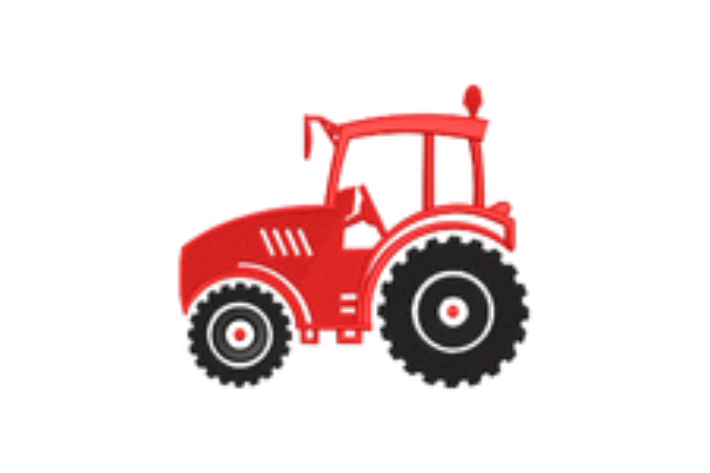 Farm Tractor Embroidery Design File