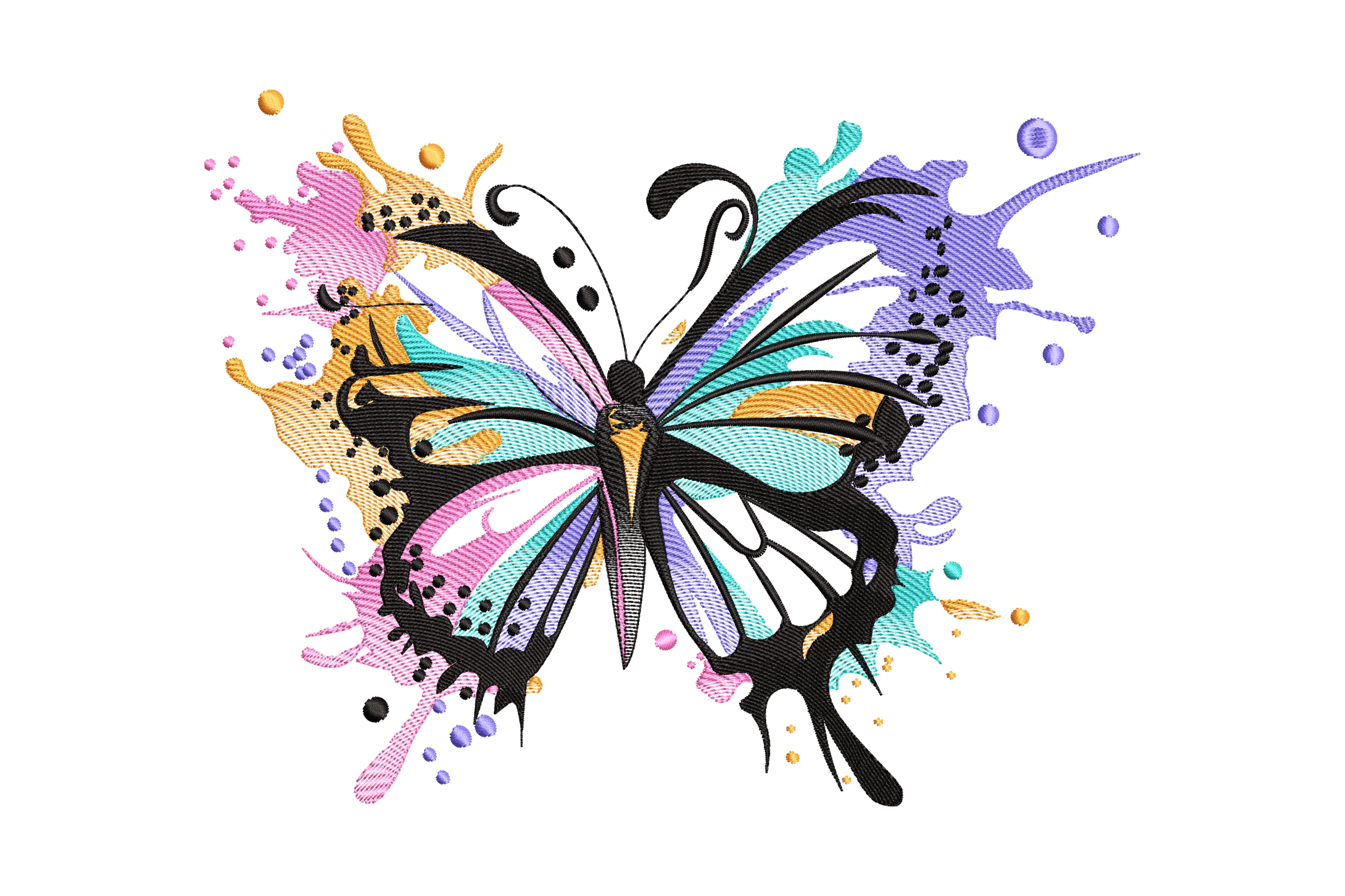 Butterfly Machine Embroidery Design File