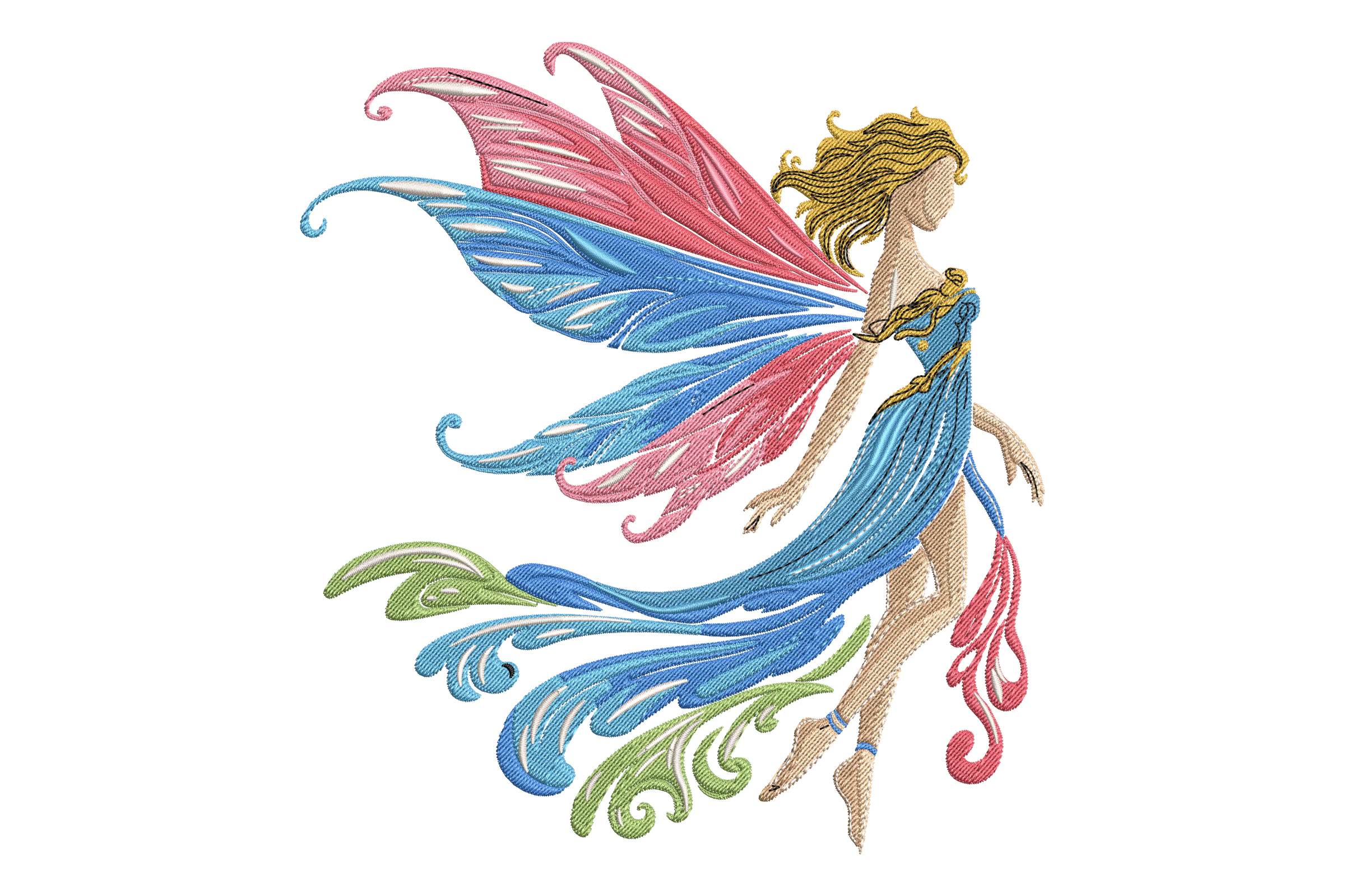 Enchanted Fairy Embroidery Design