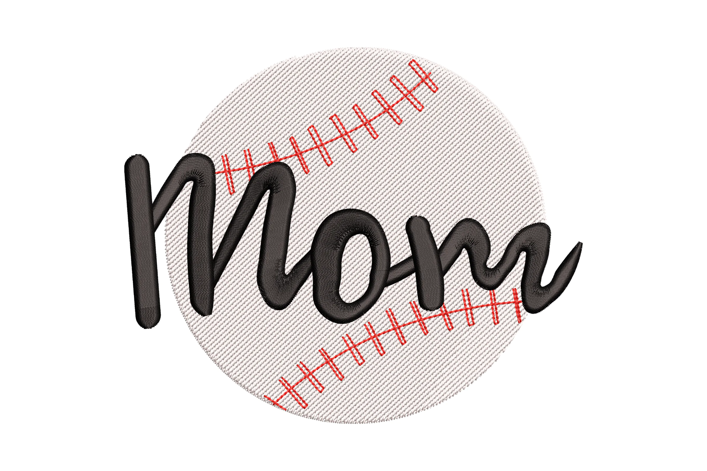 Baseball Mom Machine Embroidery Design