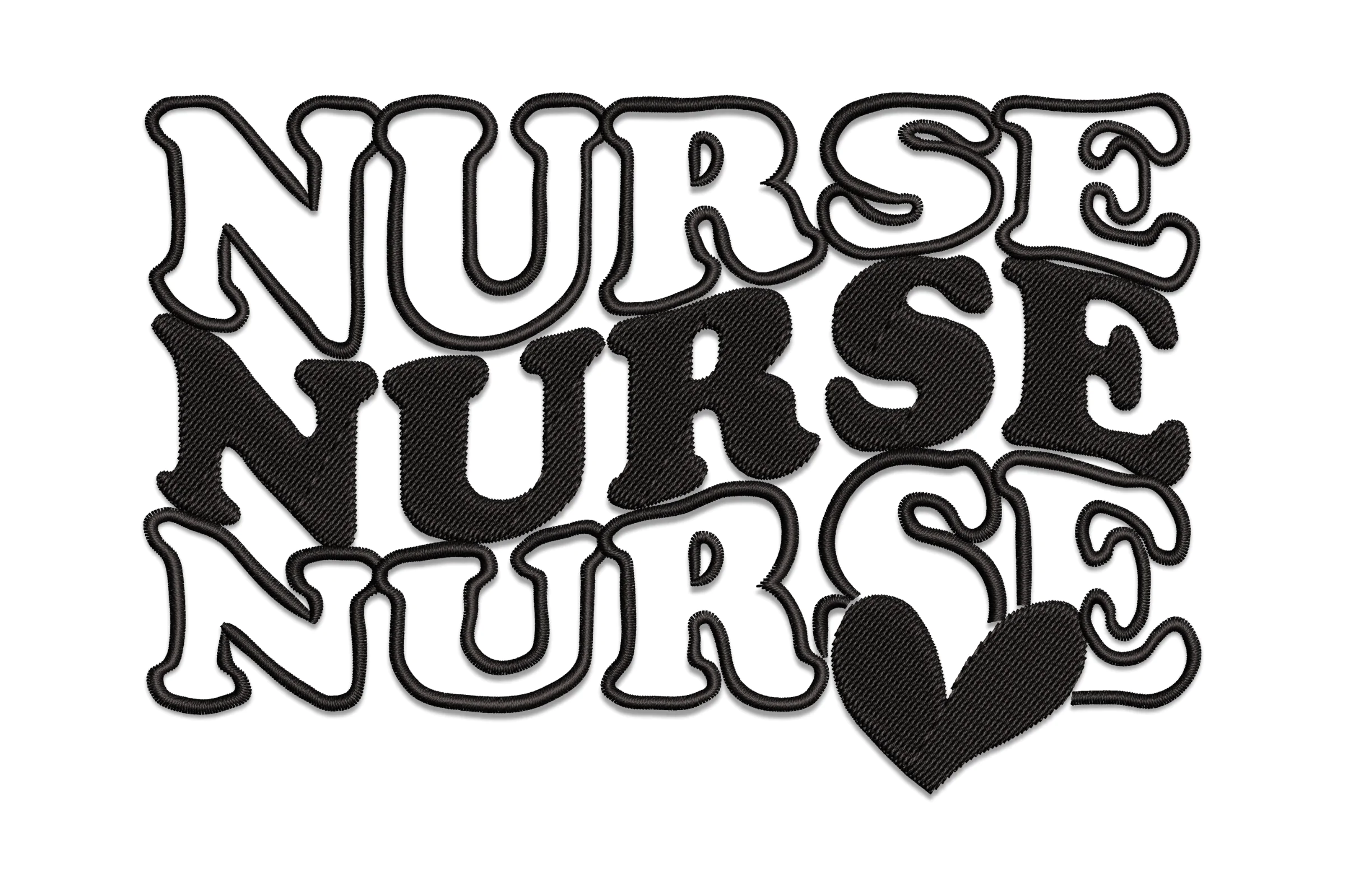 Nurse Embroidery Design File