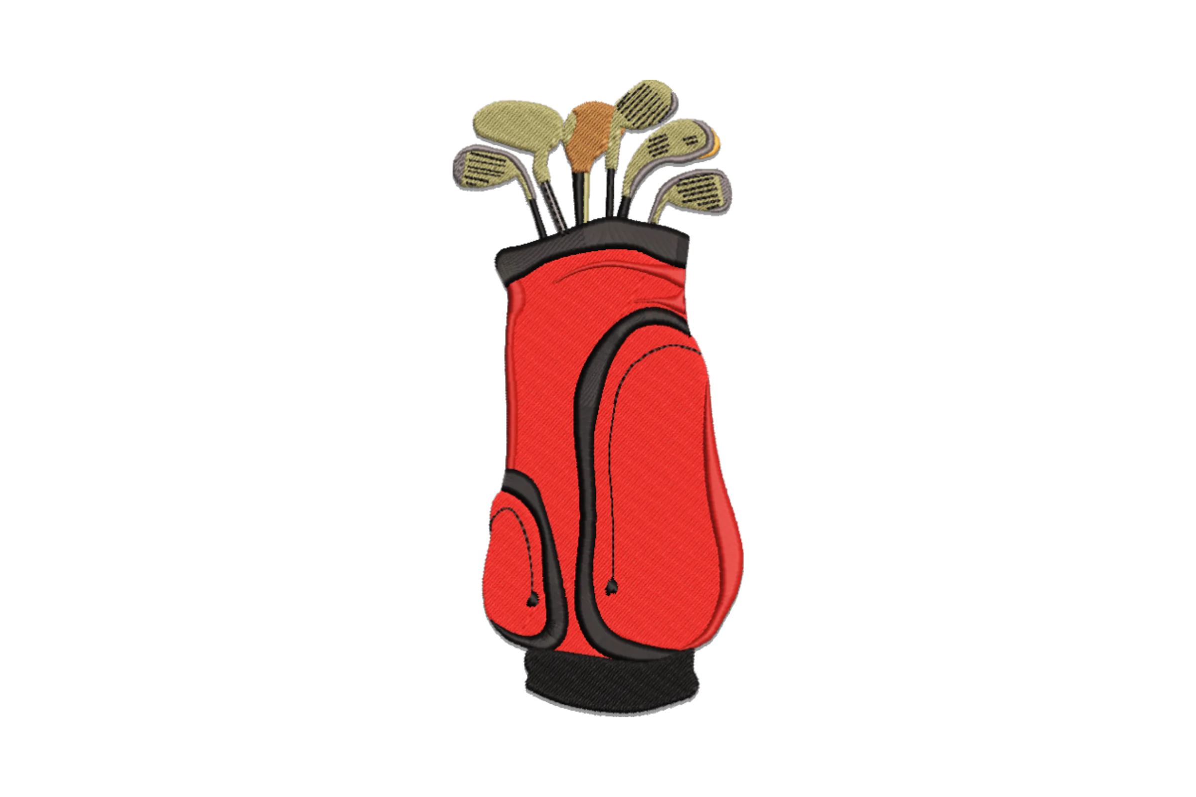Golf Bag Embroidery Design