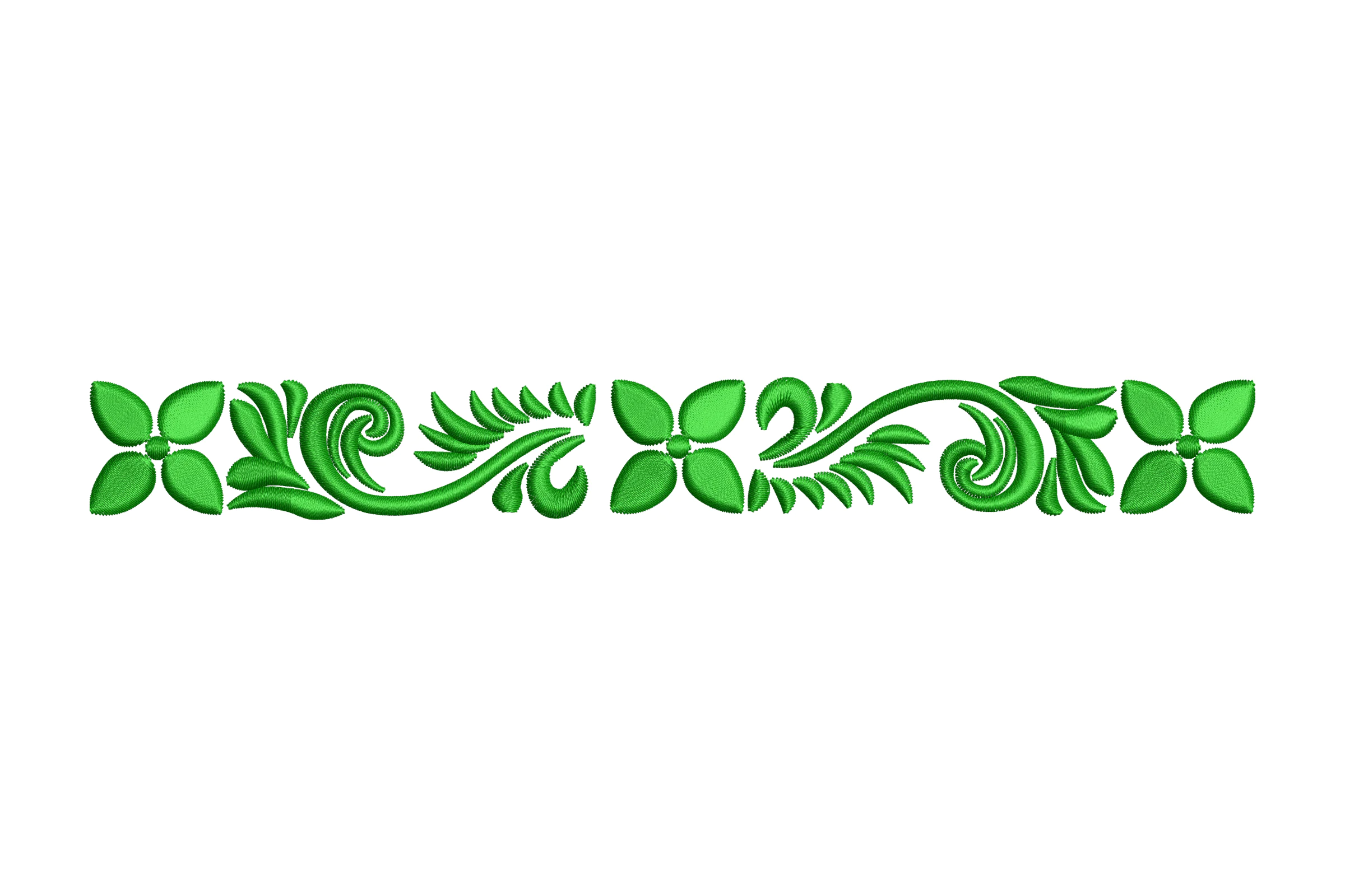 Leaf Border Embroidery Design