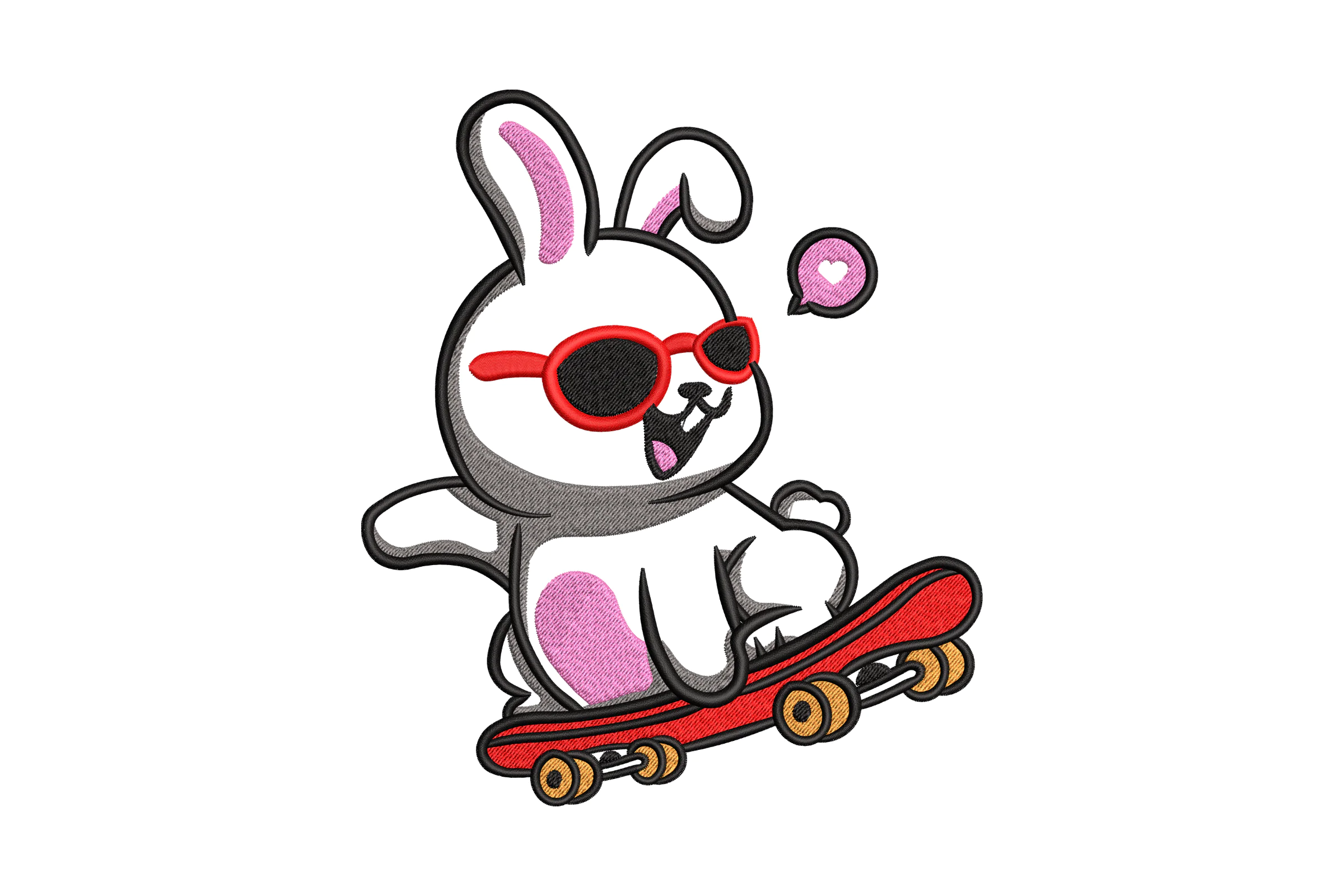 Bunny Embroidery Design