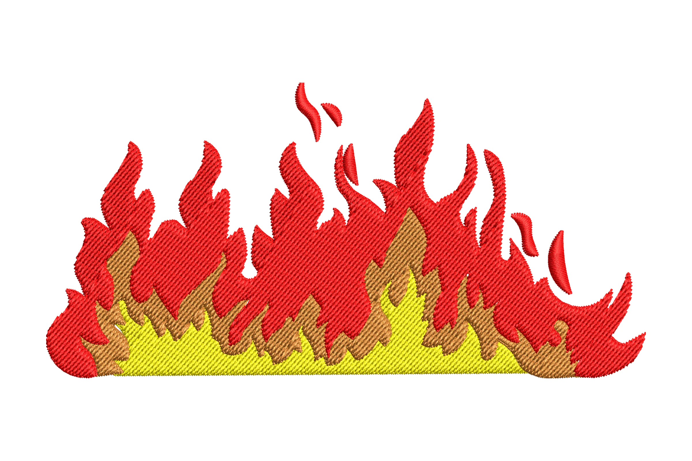 Flame Machine  Embroidery Design